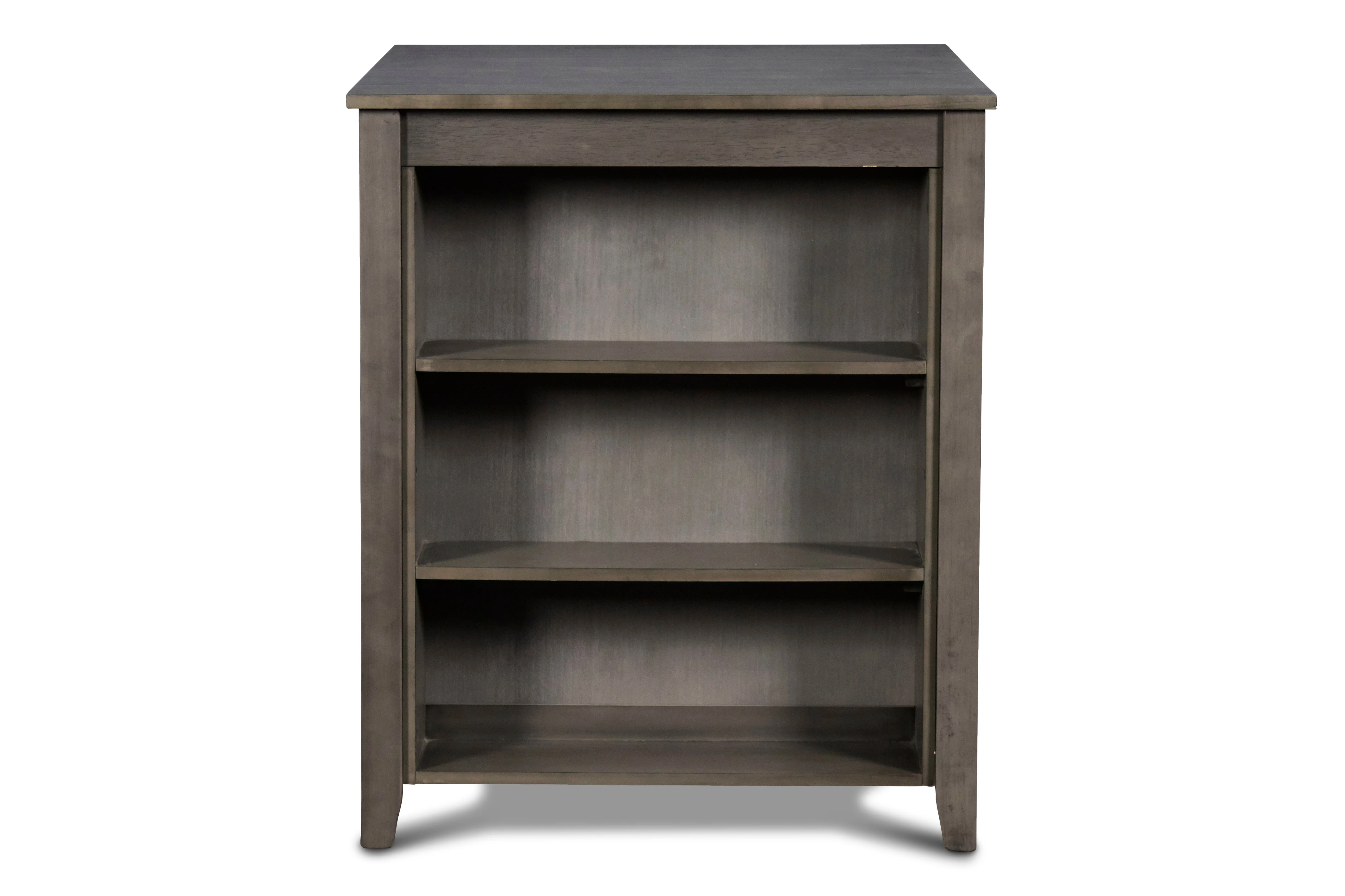 Gia 3 Pc 30" Storage Counter Table & 2 Chairs-Gray - Image 4
