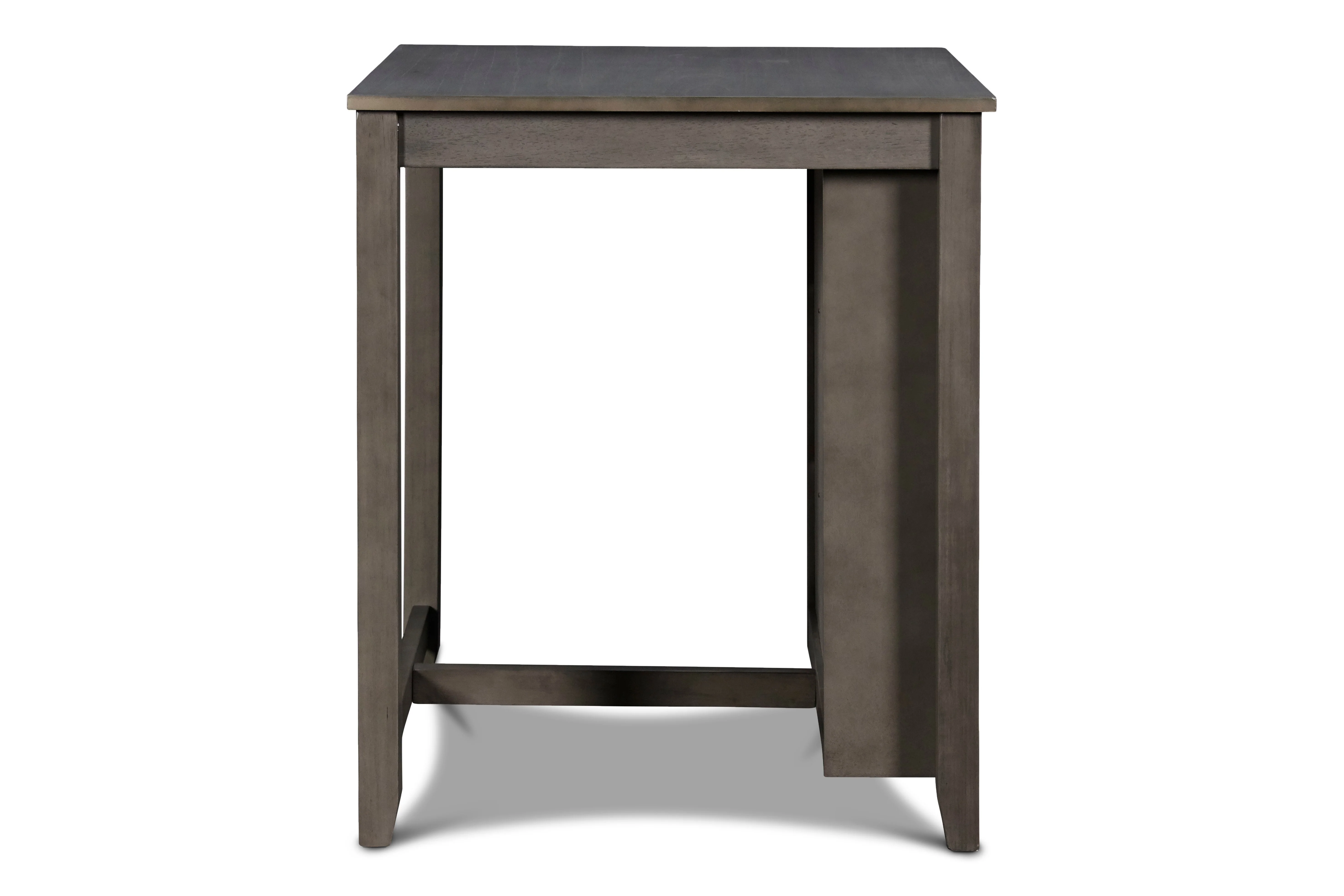 Gia 3 Pc 30" Storage Counter Table & 2 Chairs-Gray - Image 5