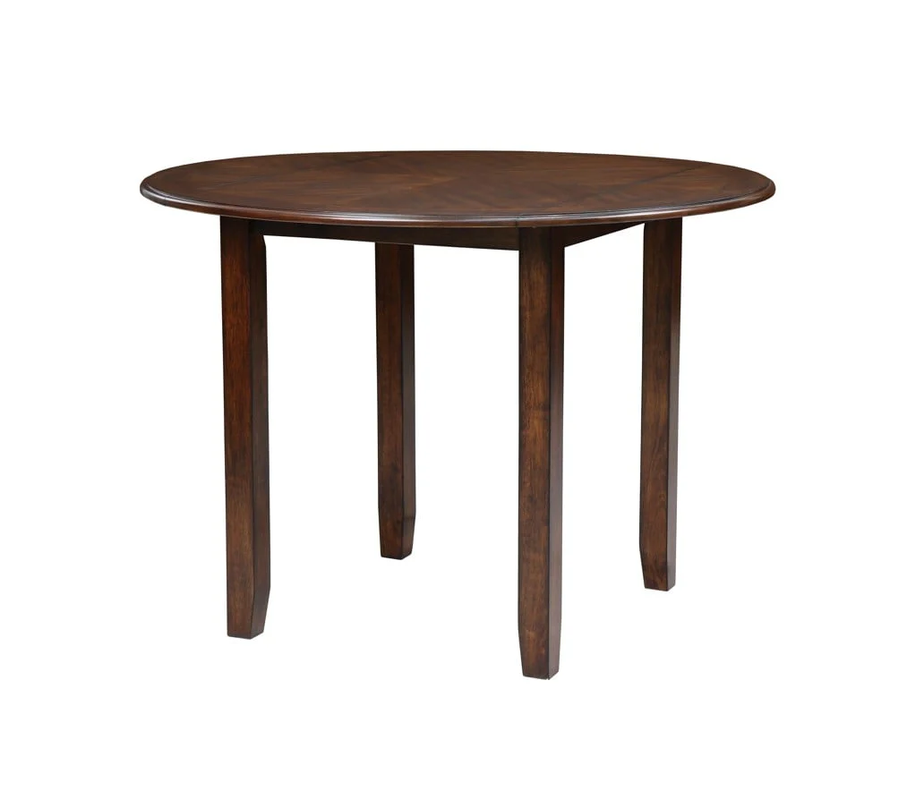 Gia 3 Pc 42" Drop Leaf Dining Table & 2 Chairs-Cherry - Image 2