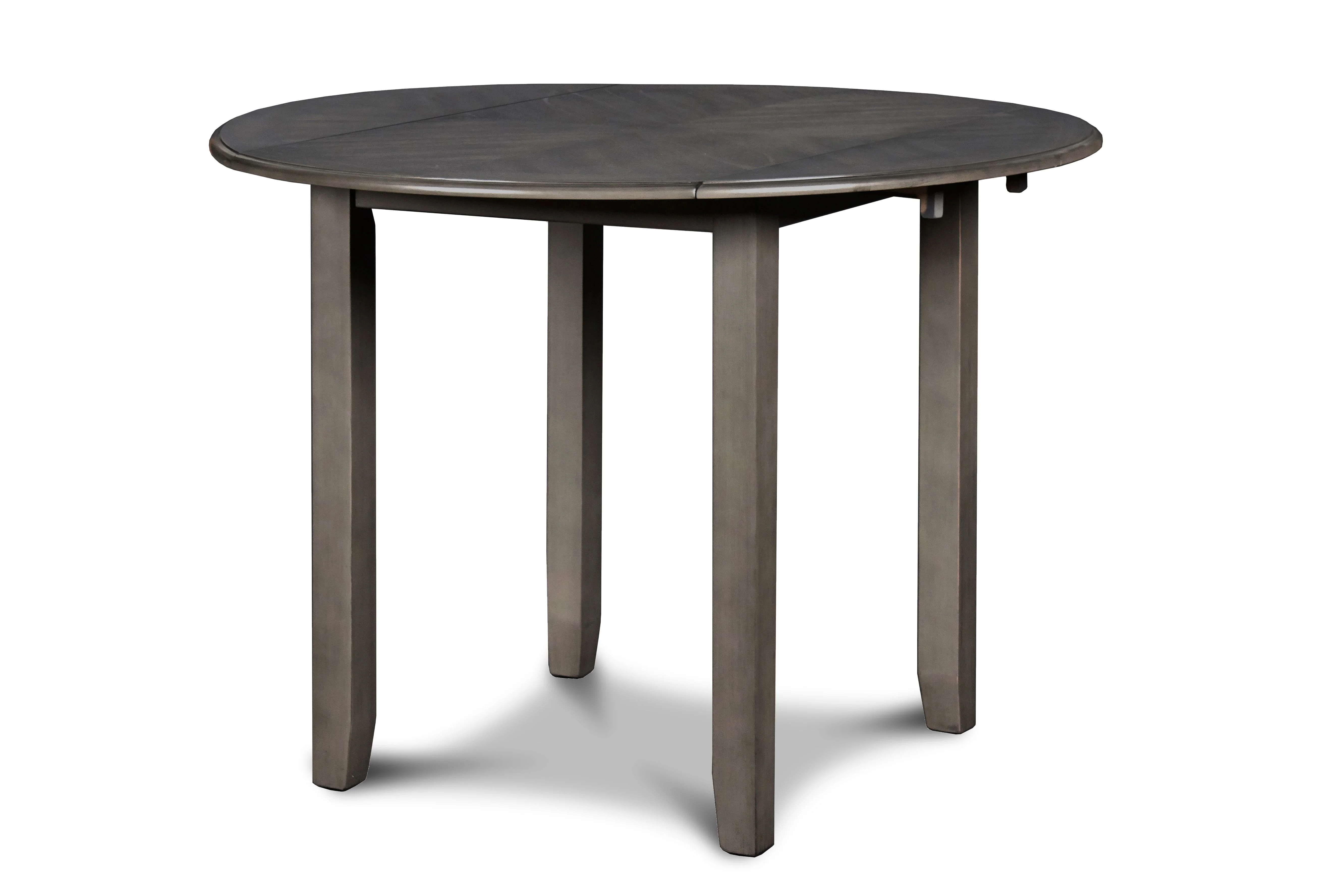 Gia 3 Pc 42" Drop Leaf Dining Table & 2 Chairs-Gray - Image 3