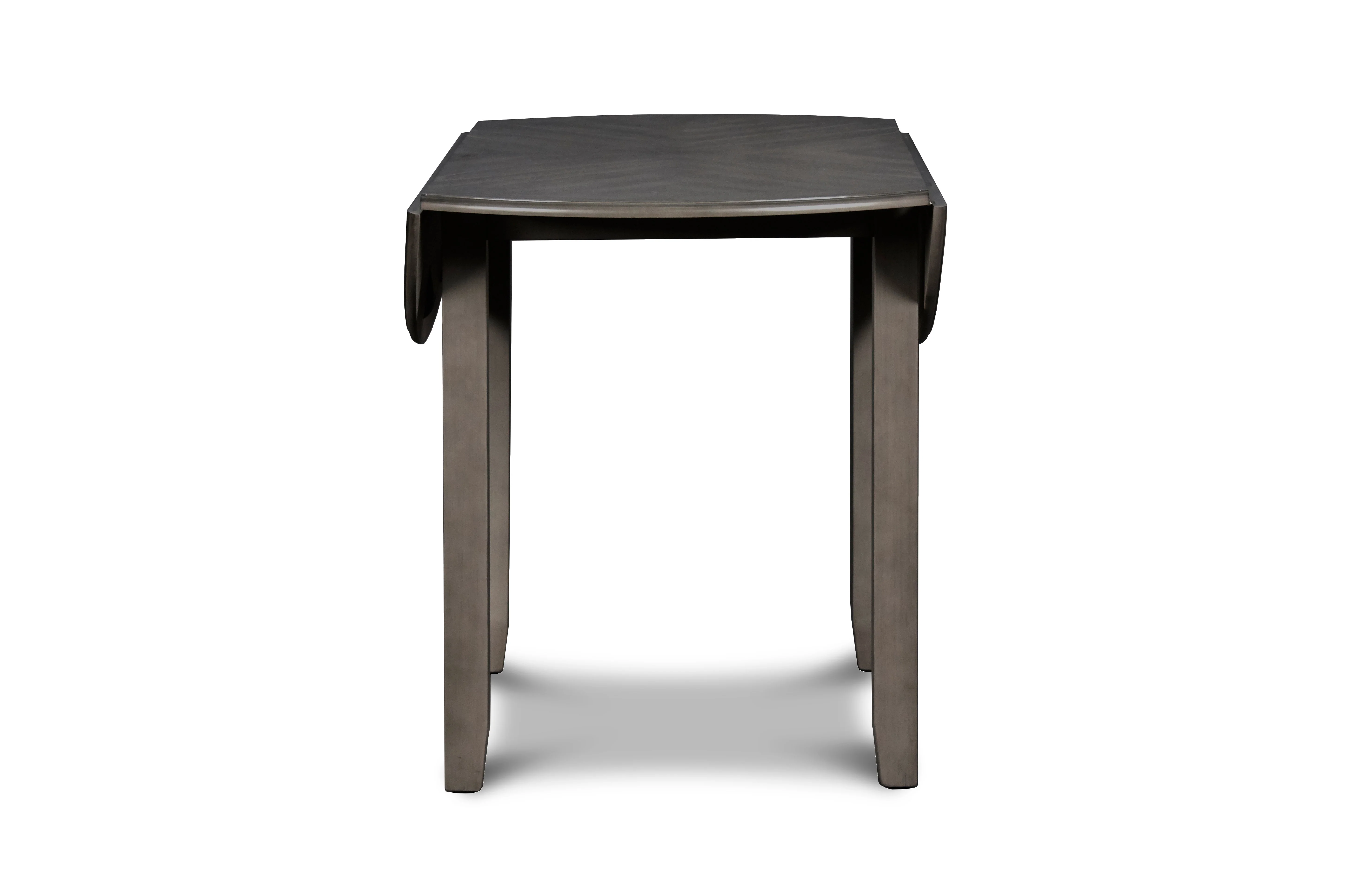 Gia 3 Pc 42" Drop Leaf Dining Table & 2 Chairs-Gray - Image 5
