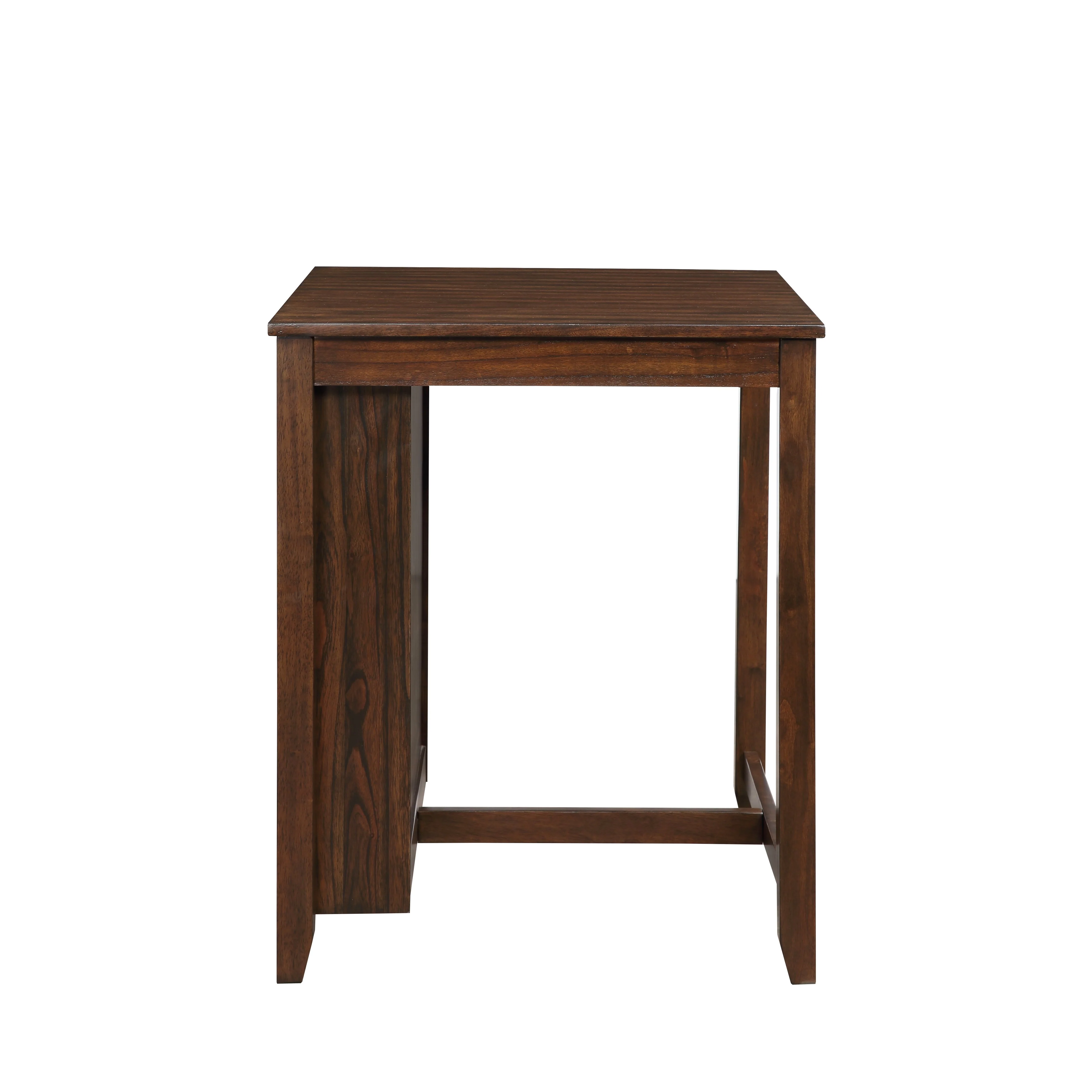 Gia 3 Pc 30" Storage Counter Table & 2 Chairs-Cherry - Image 4