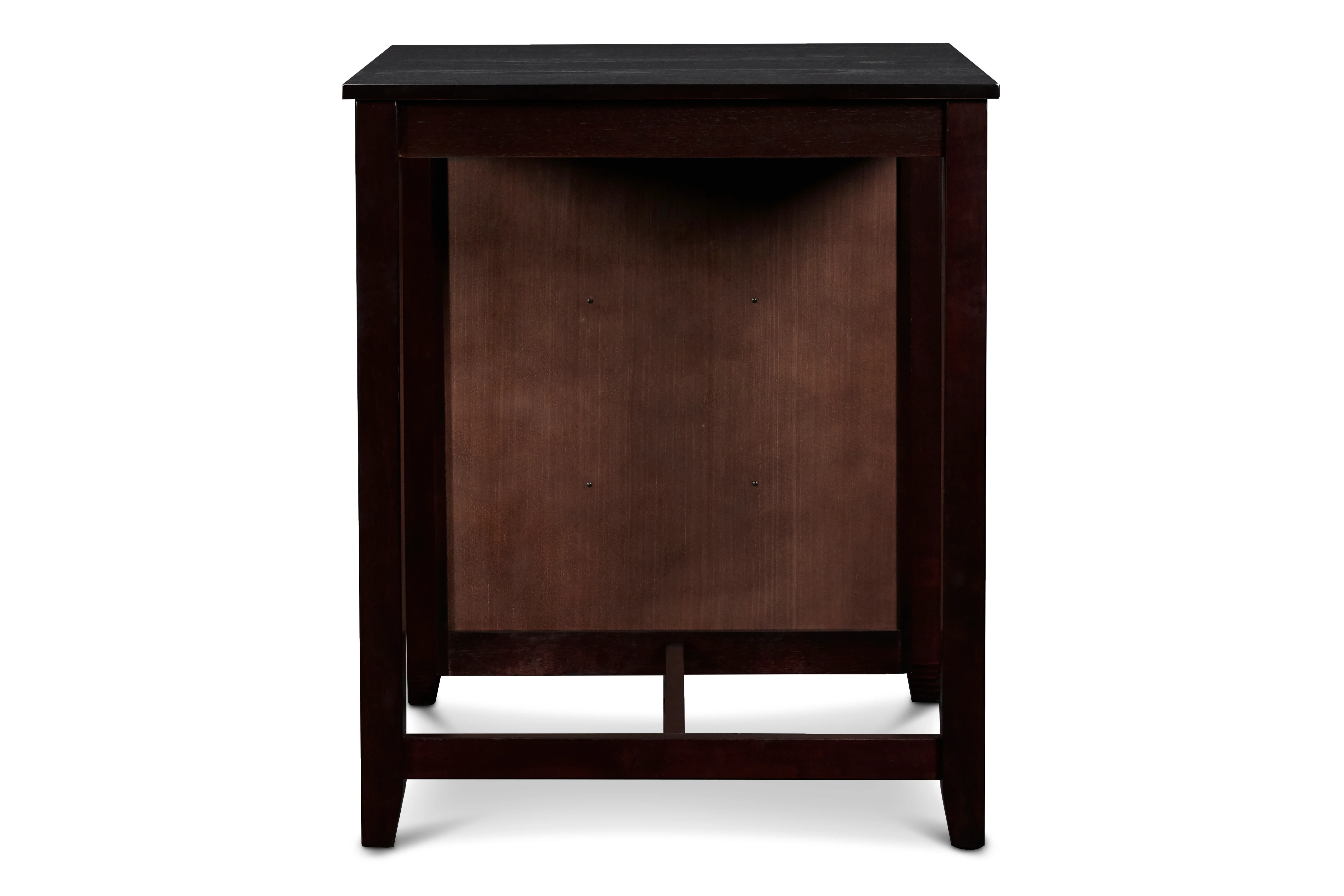 Gia 3 Pc 30" Storage Counter Table & 2 Chairs-Ebony - Image 5