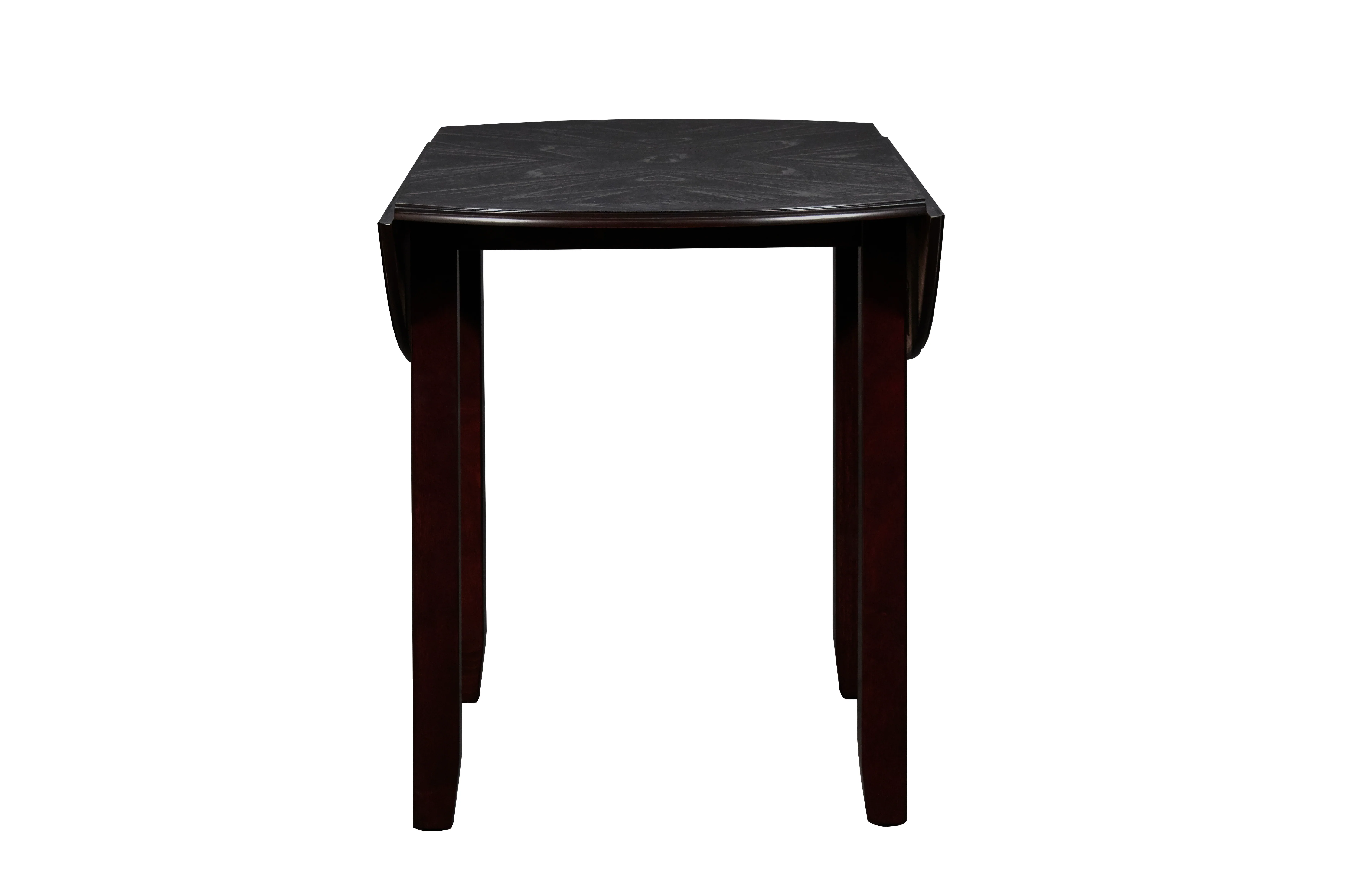 Gia 3 Pc 42" Drop Leaf Dining Table & 2 Chairs-Ebony - Image 5