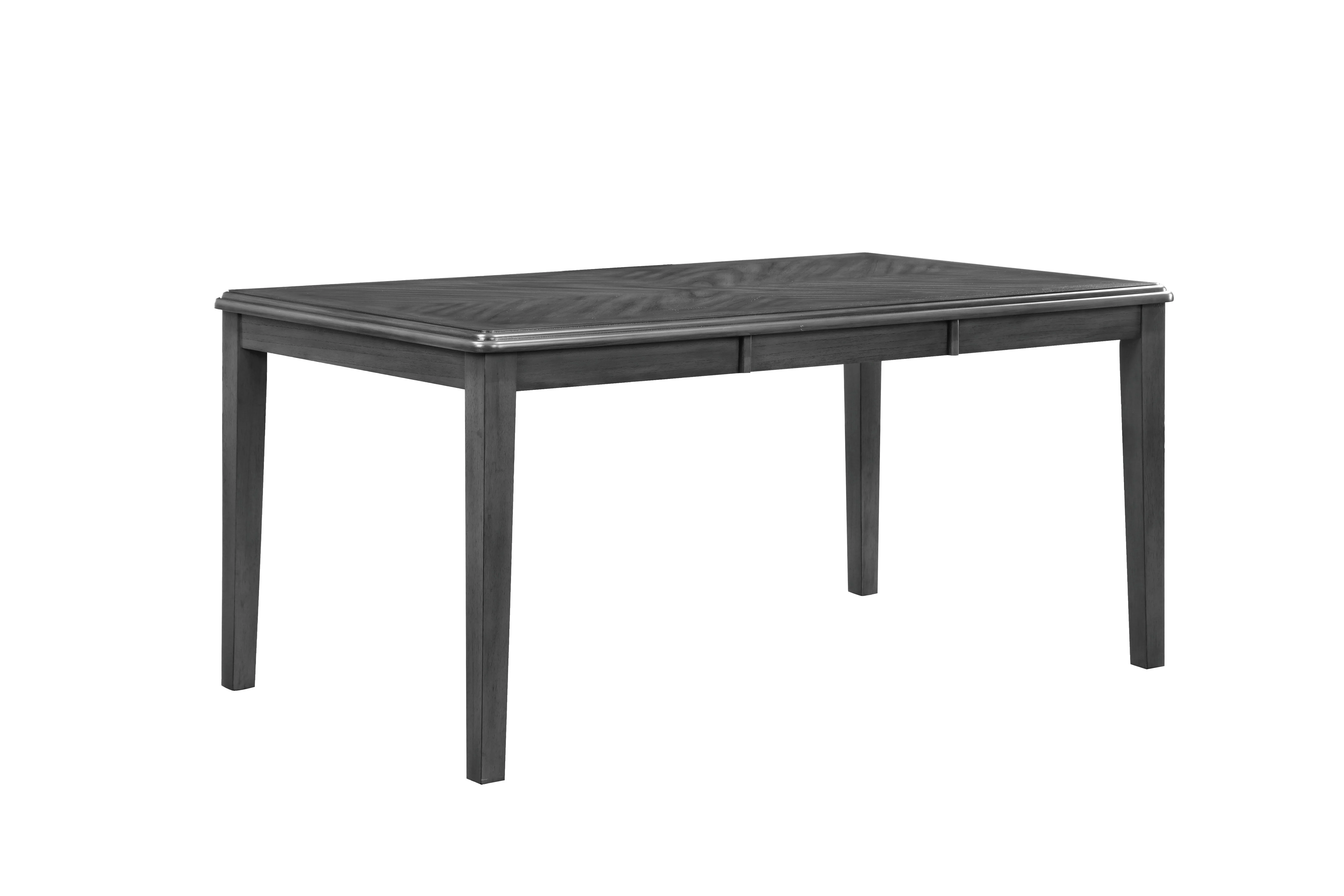 Gia 5 Pc 60" Dining Table & 4 Chairs-Gray - Image 5