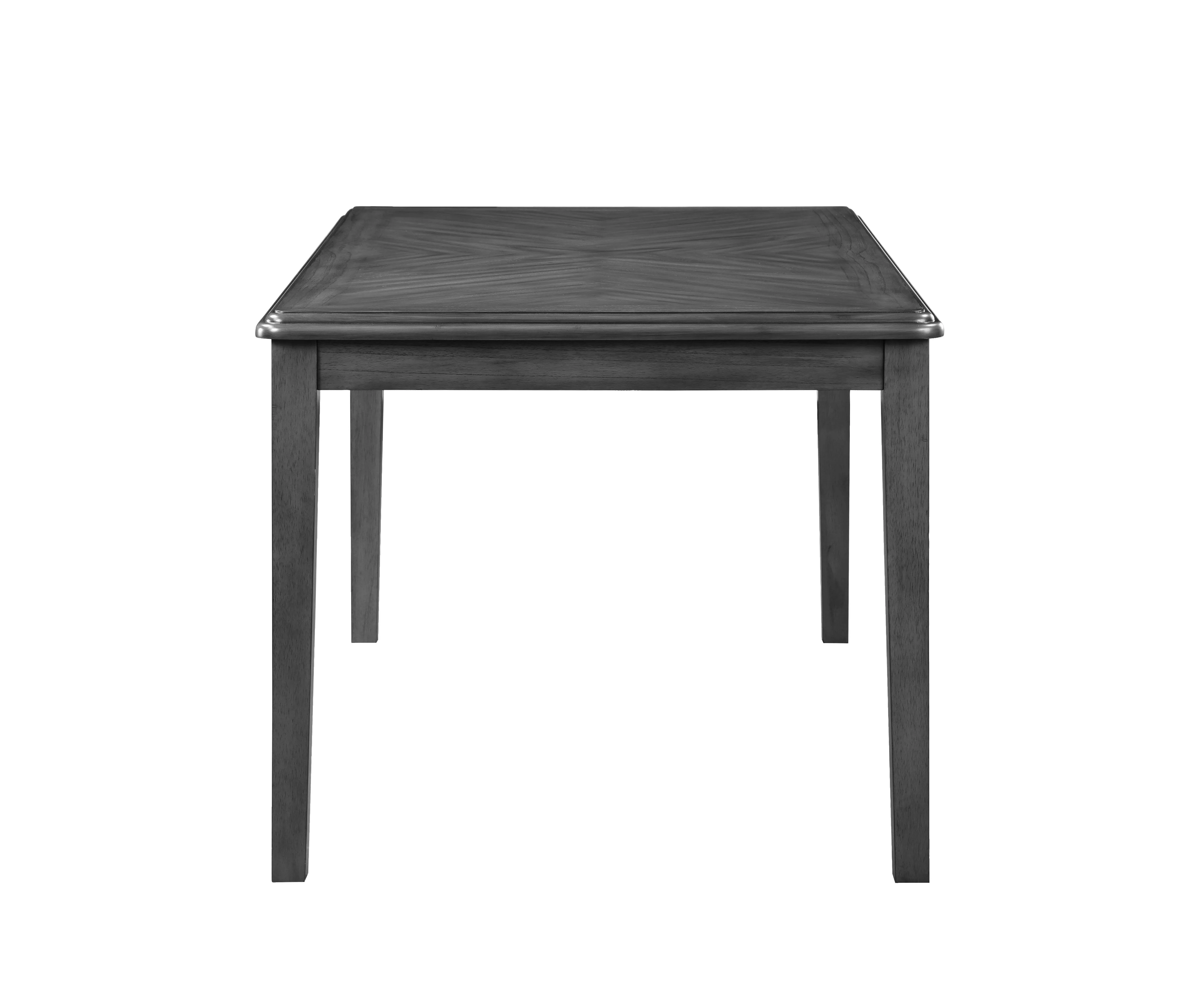 Gia 5 Pc 60" Dining Table & 4 Chairs-Gray - Image 7