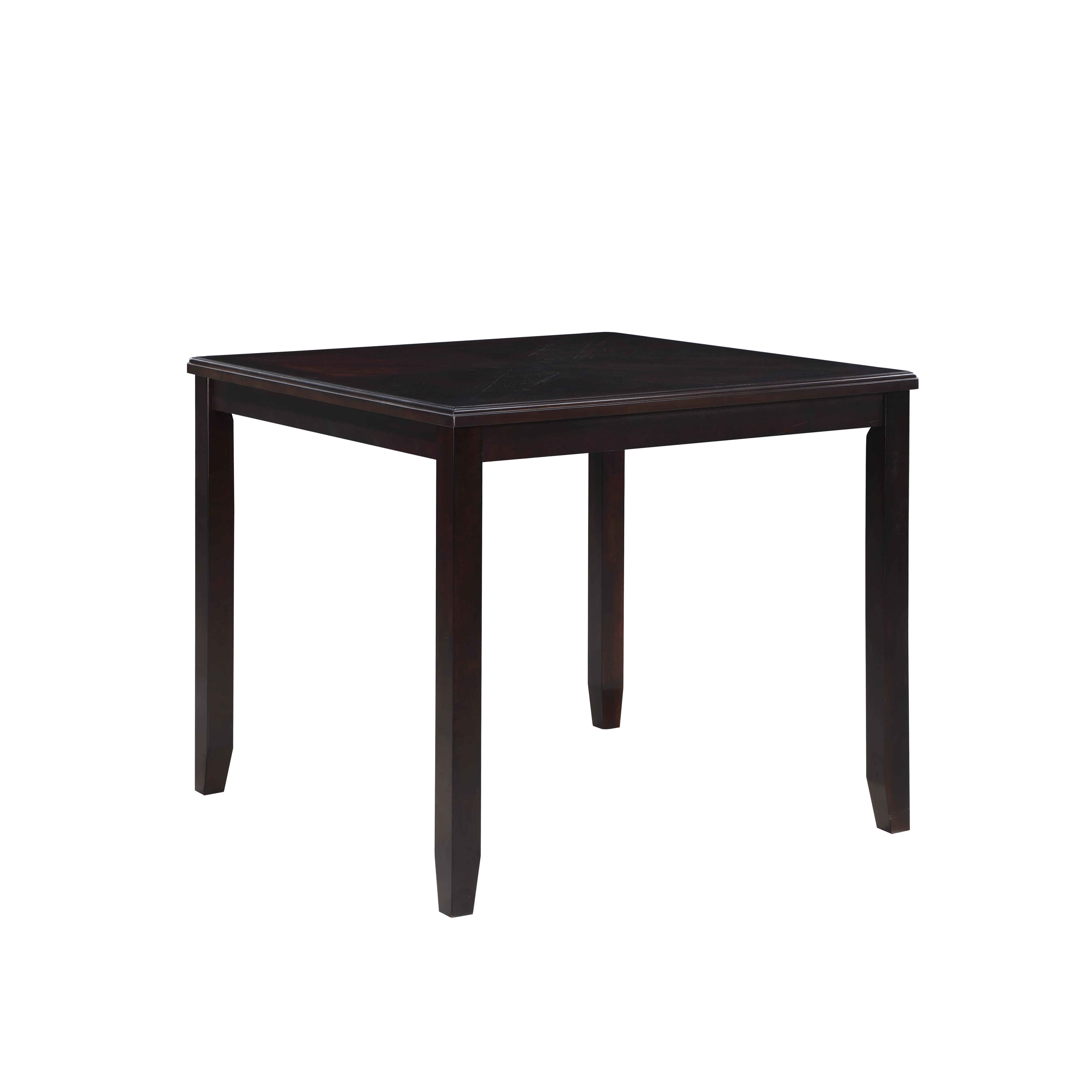 GIA 5PC 42" SQUARE COUNTER TABLE & 4 CHAIRS-EBONY - Image 3