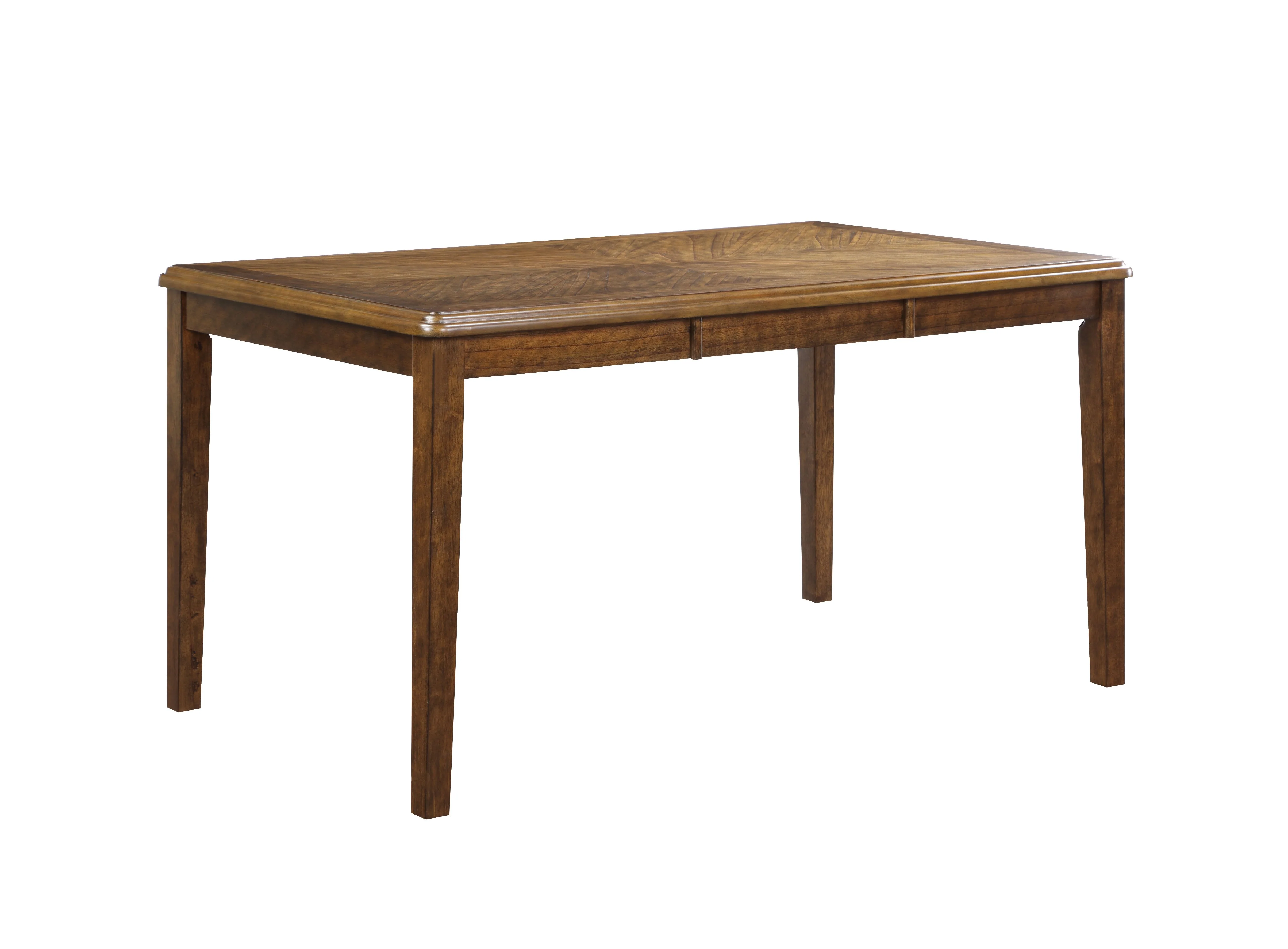 Gia 5 Pc 60" Dining Table & 4 Chairs-Brown - Image 4