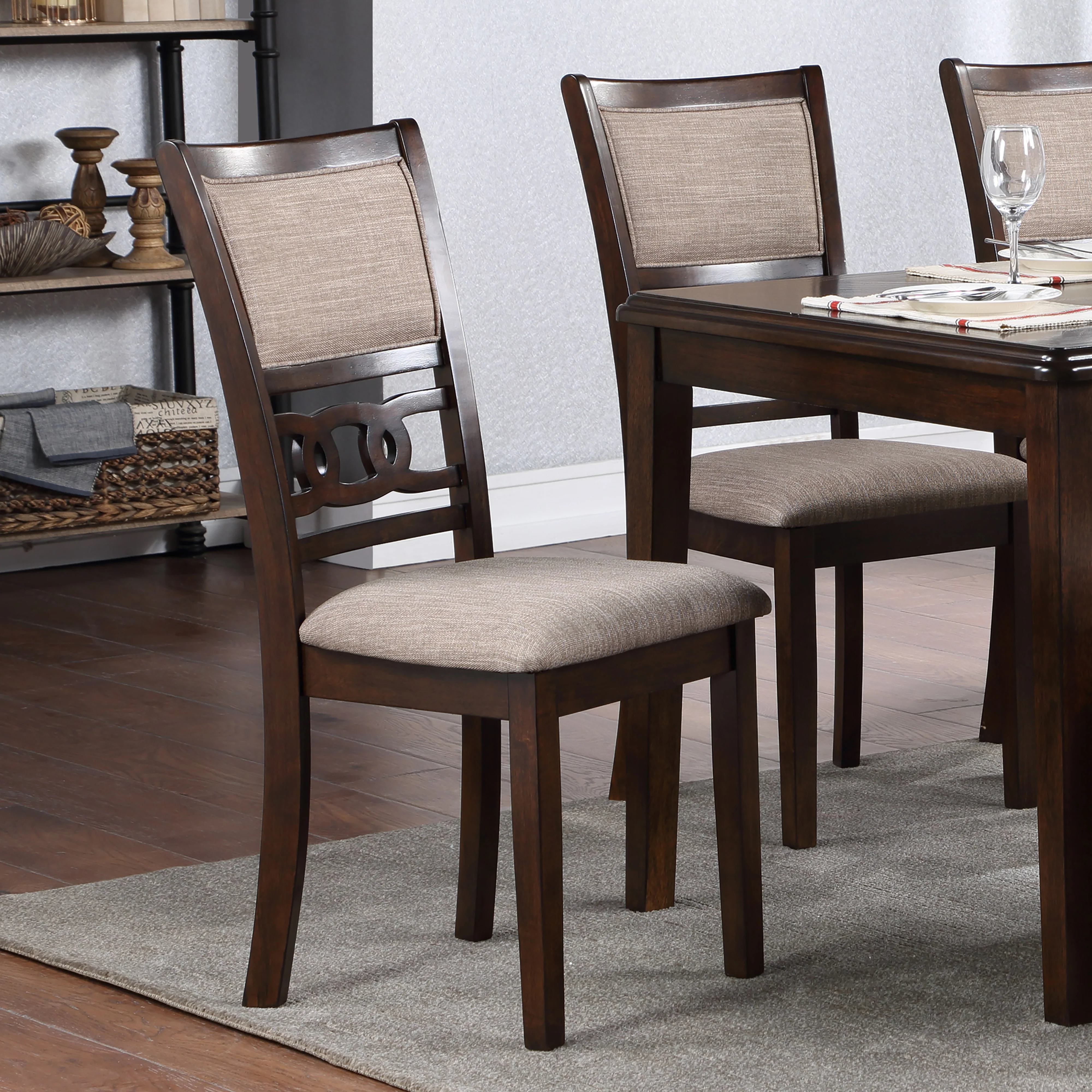 Gia Dining Chairs (2/Ctn)-Cherry - Image 7