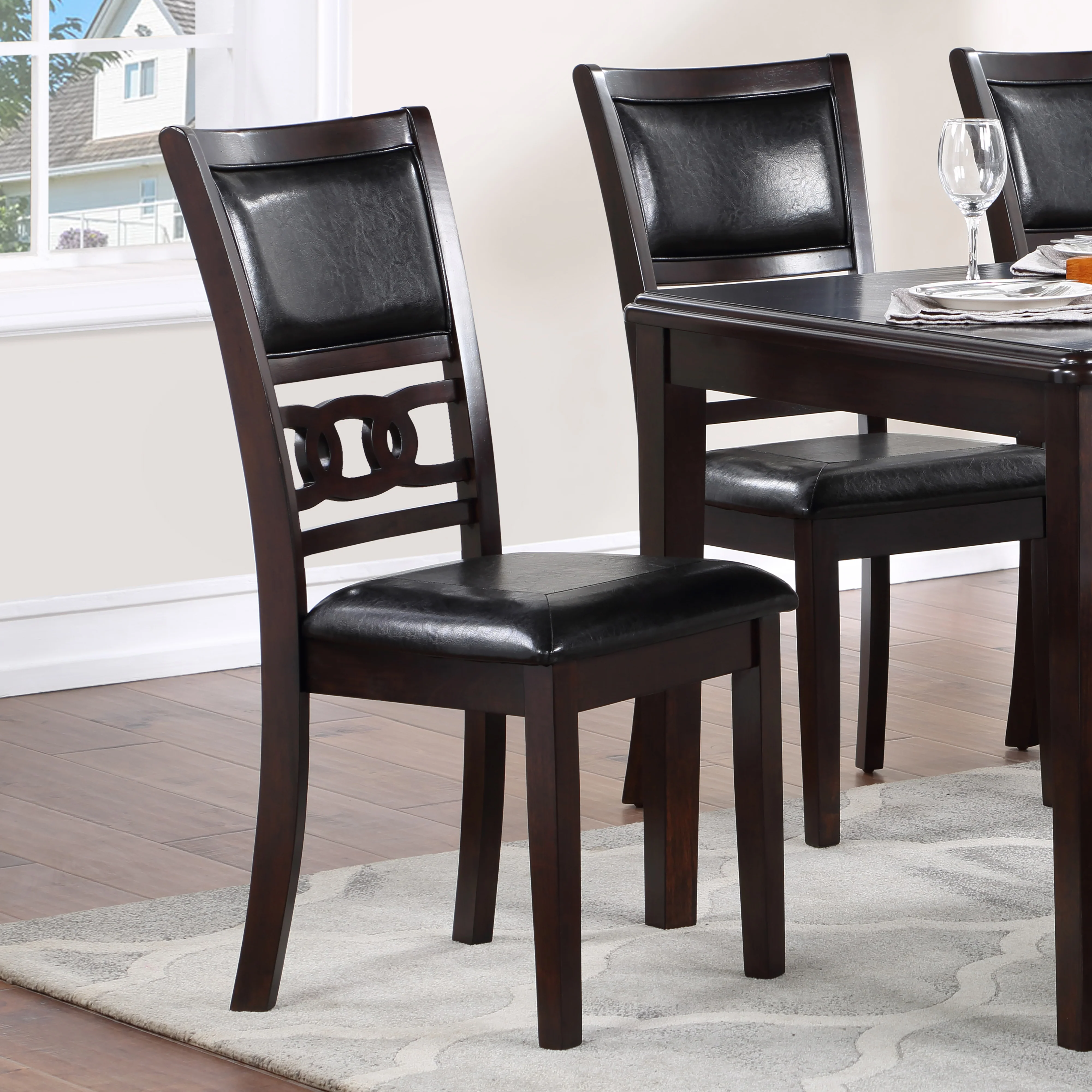 Gia Dining Chairs (2/Ctn)-Ebony - Image 7
