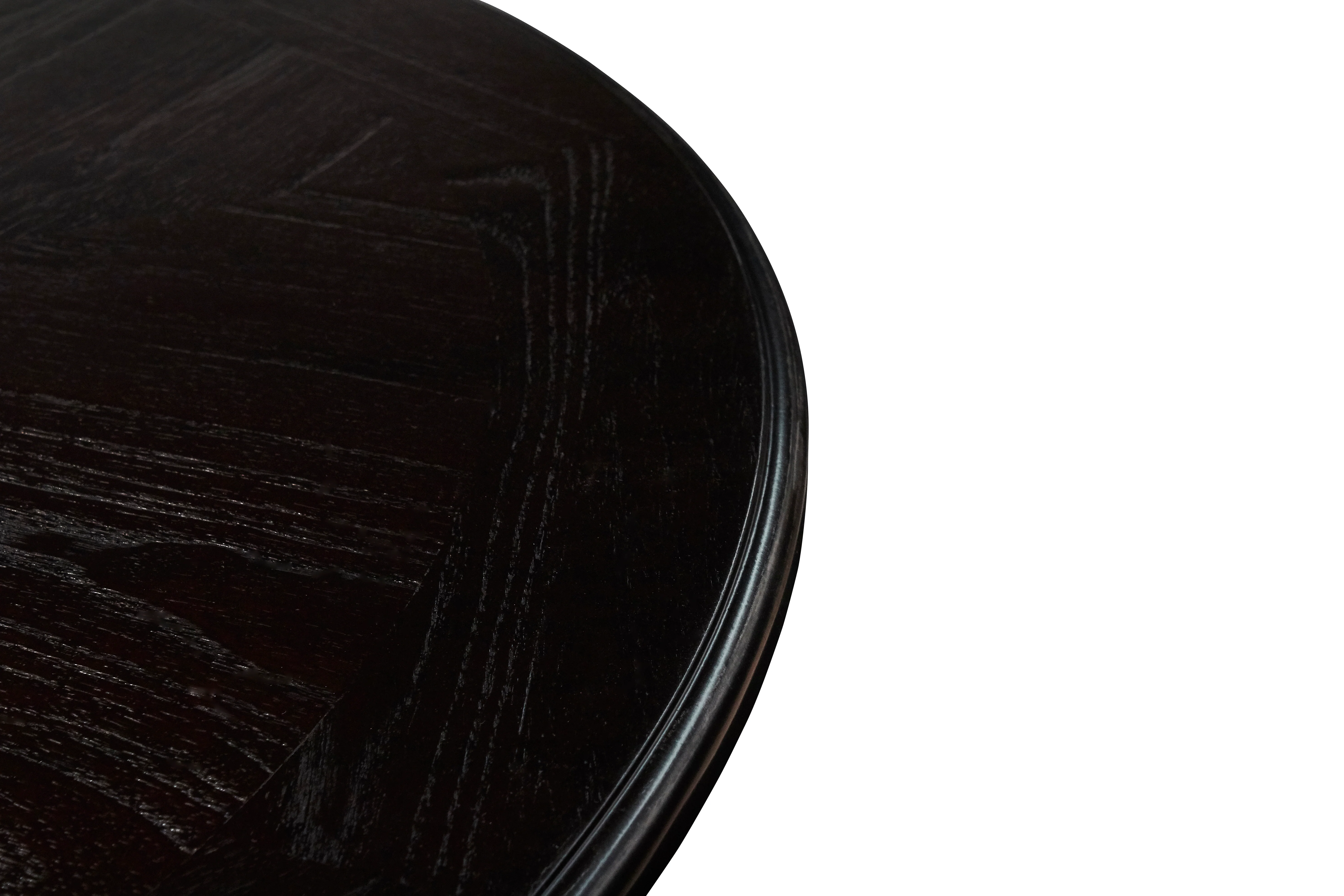 Gia 5 Pc 42" Round Counter Dining Table & 4 Chairs-Ebony - Image 4