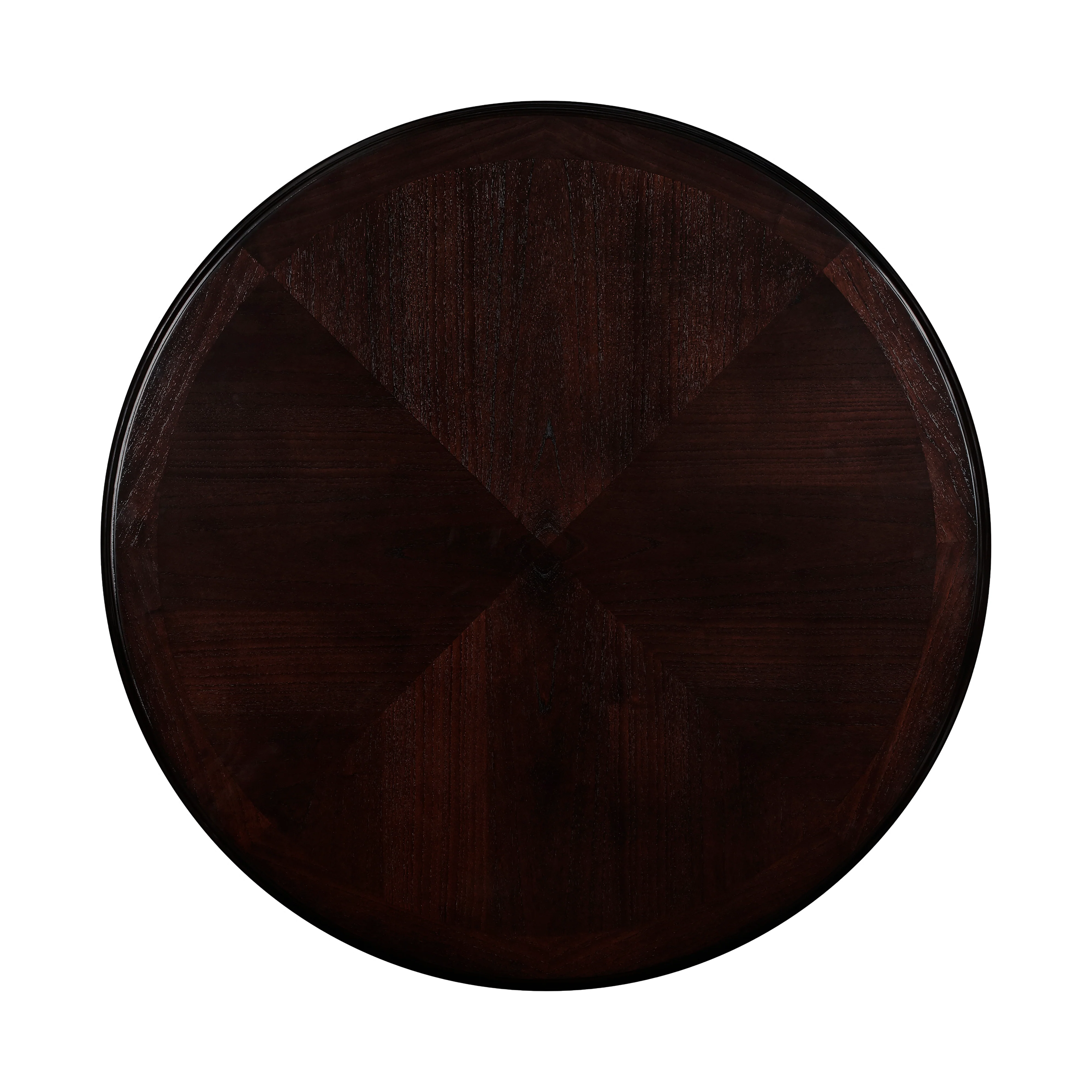 Gia 5 Pc 42" Round Counter Dining Table & 4 Chairs-Ebony - Image 5