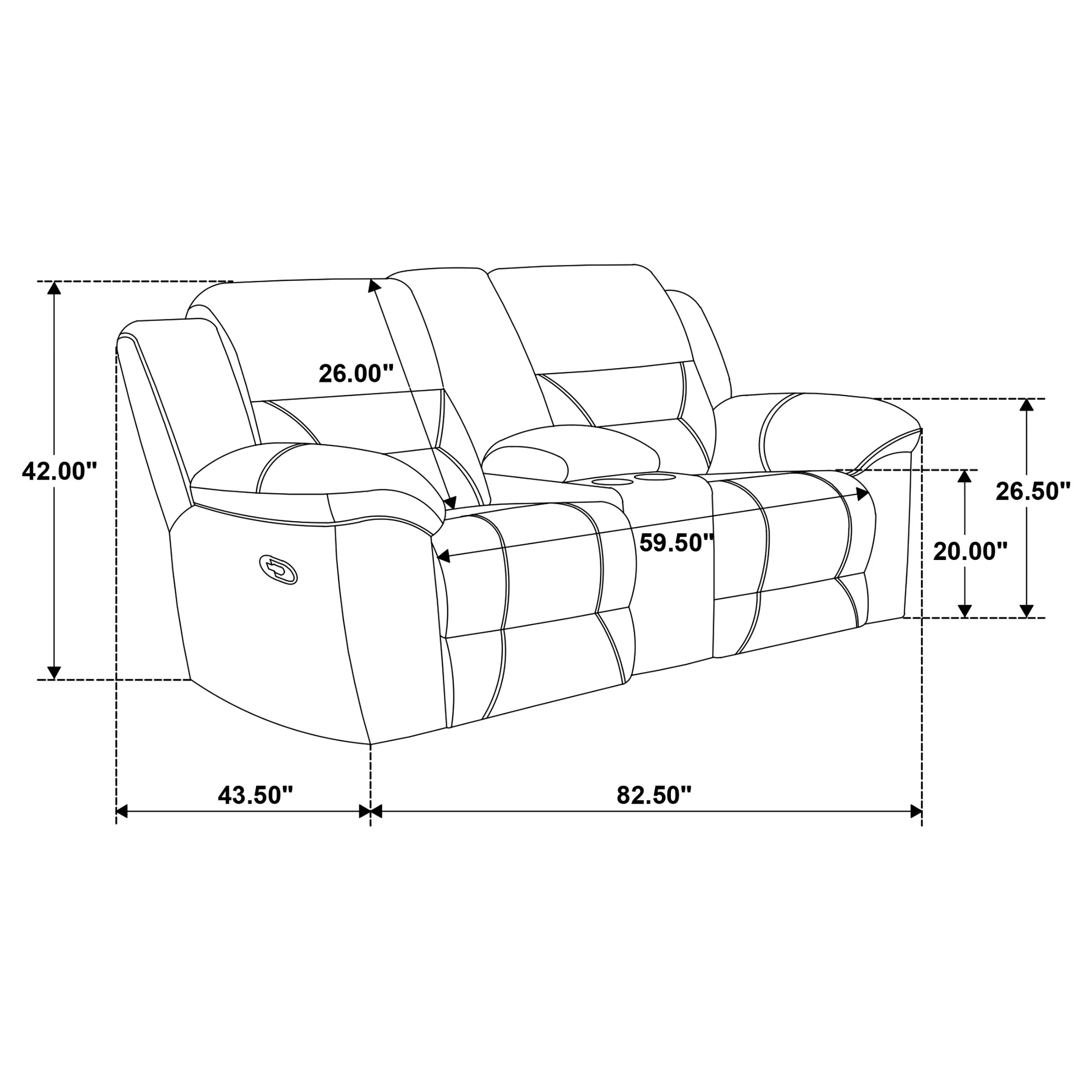 Gilson Reclining Sofa Set - Image 34