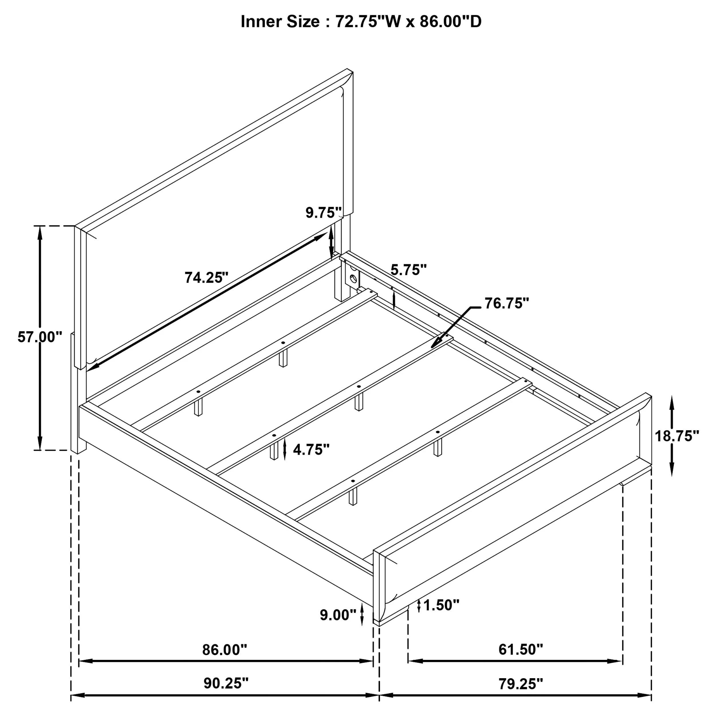 Gracemont Panel Bed - Image 35