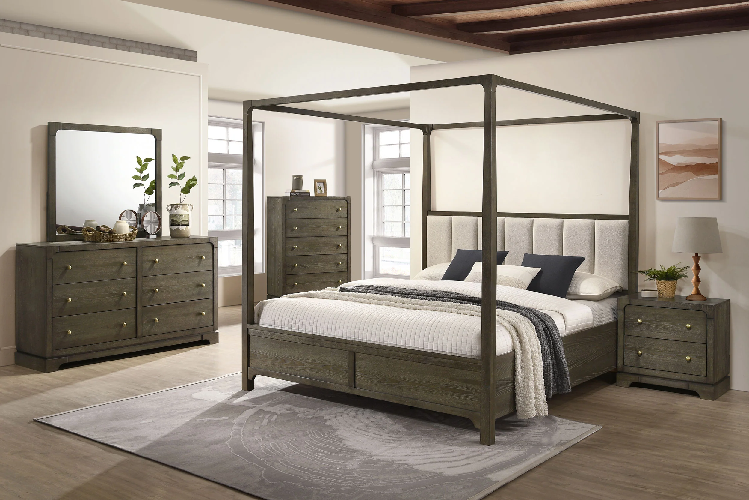 Gran Park Canopy Panel Bed - Image 12