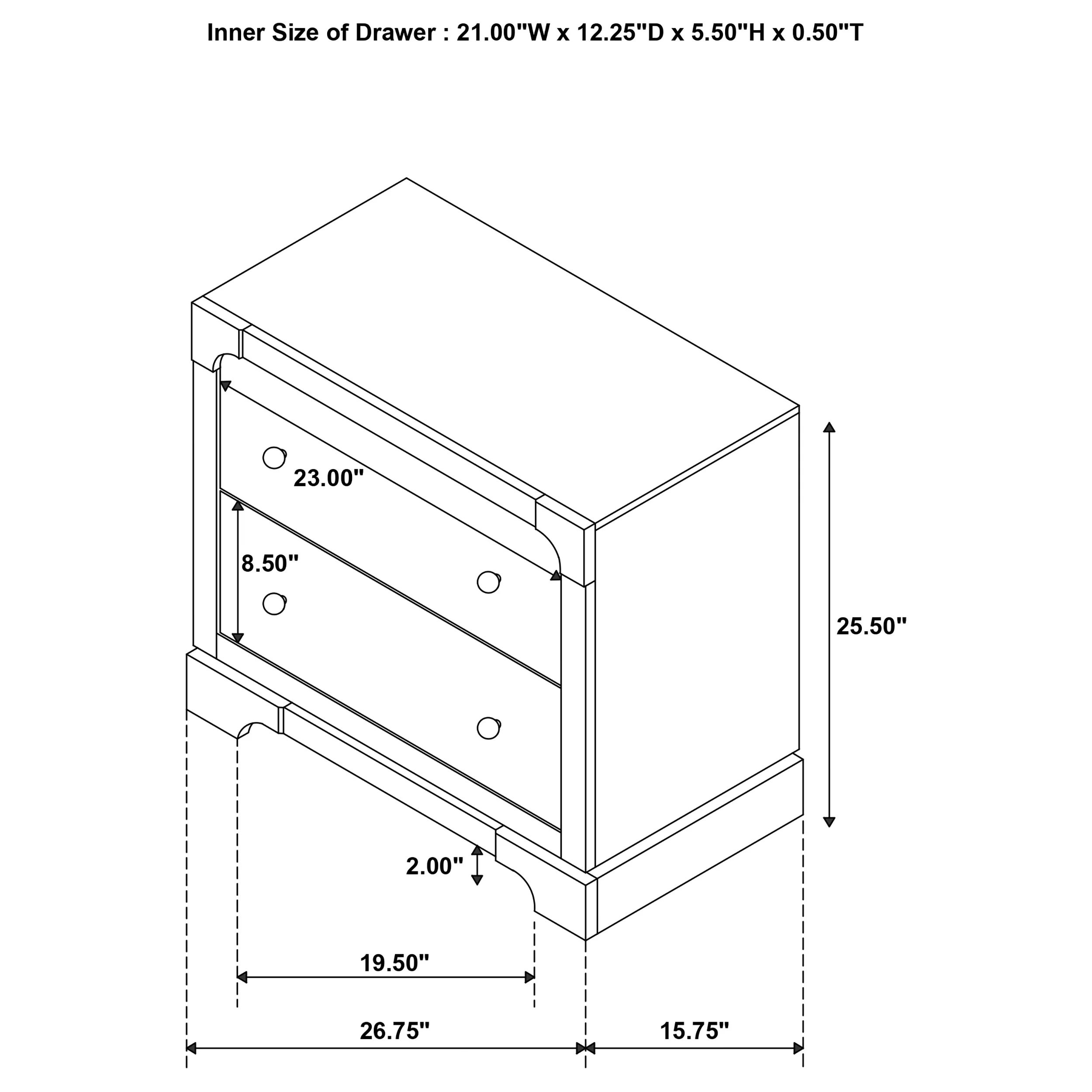 Gran Park Nightstand - Image 14