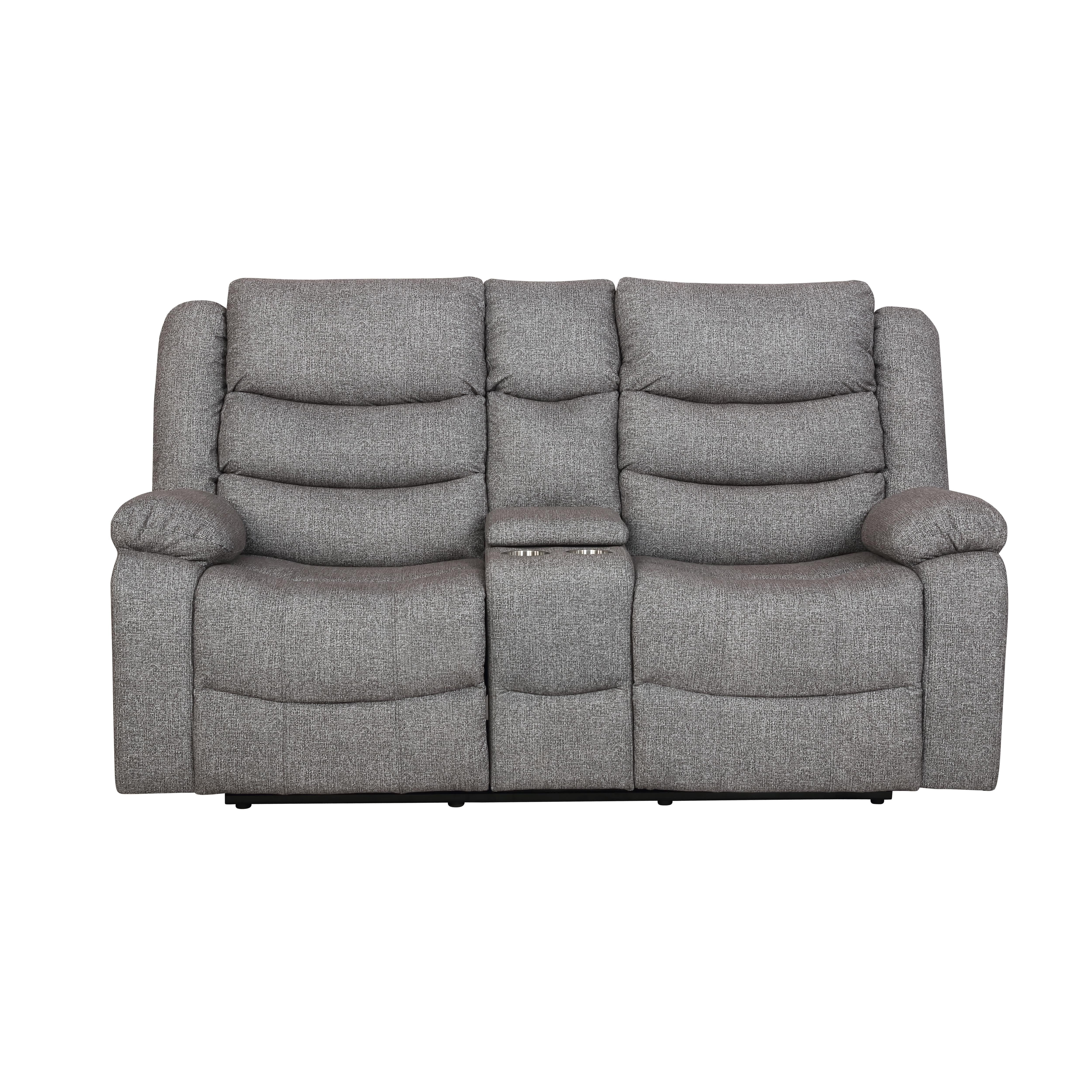 GRANADA CONSOLE LOVESEAT W/PWR FR-GRAY - Image 2