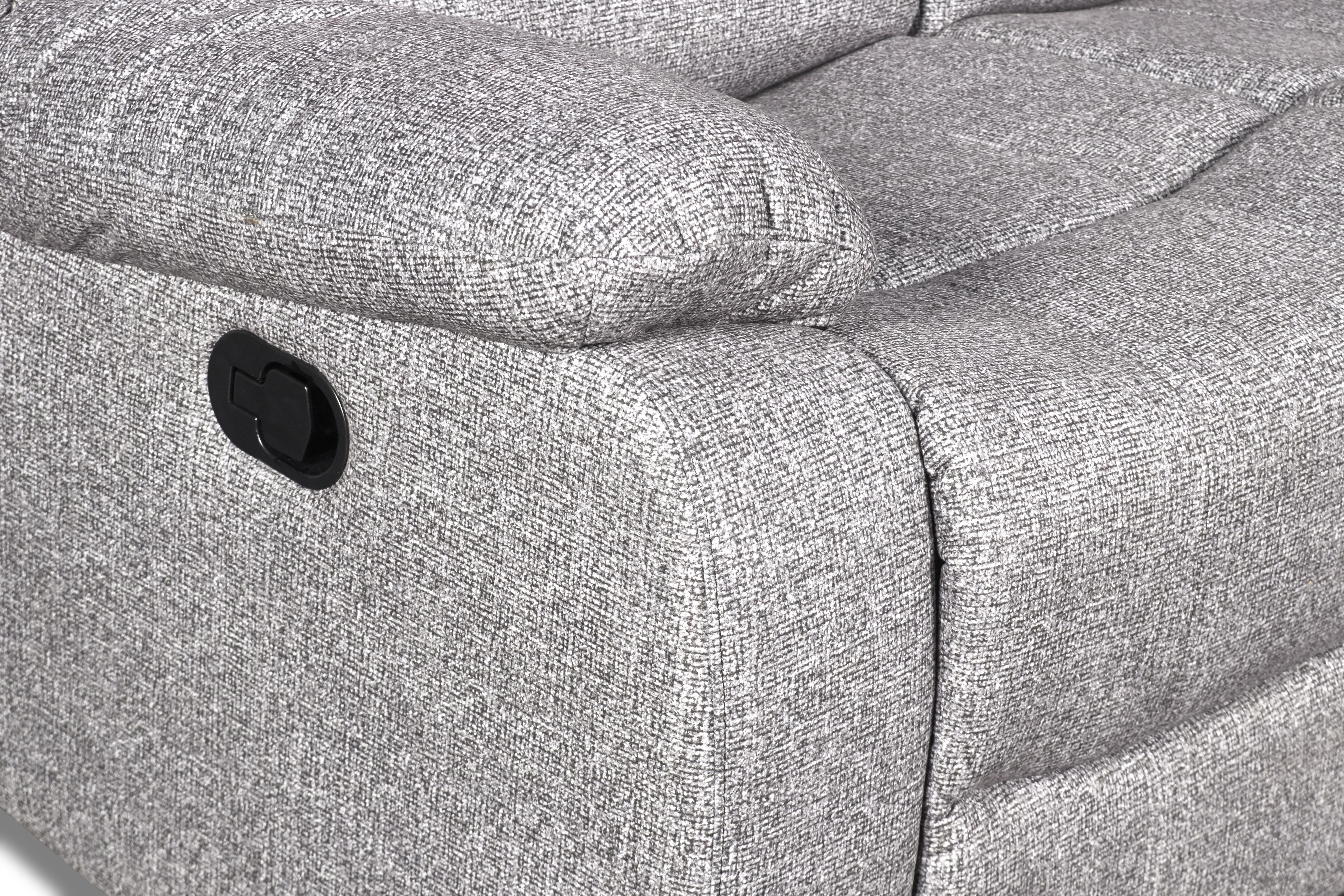 GRANADA DUAL RECLINER SOFA-GRAY - Image 6