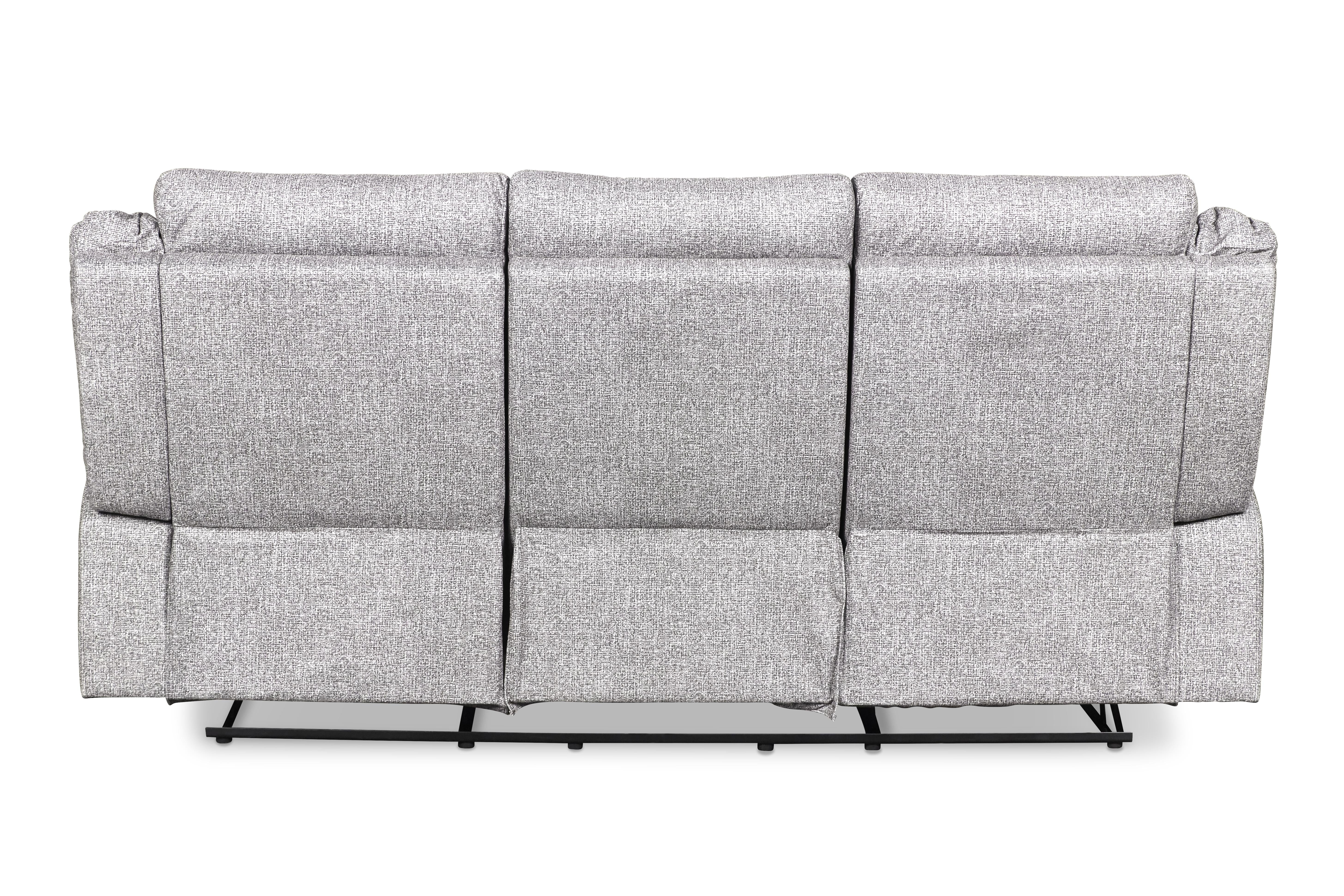 GRANADA DUAL RECLINER SOFA-GRAY - Image 7