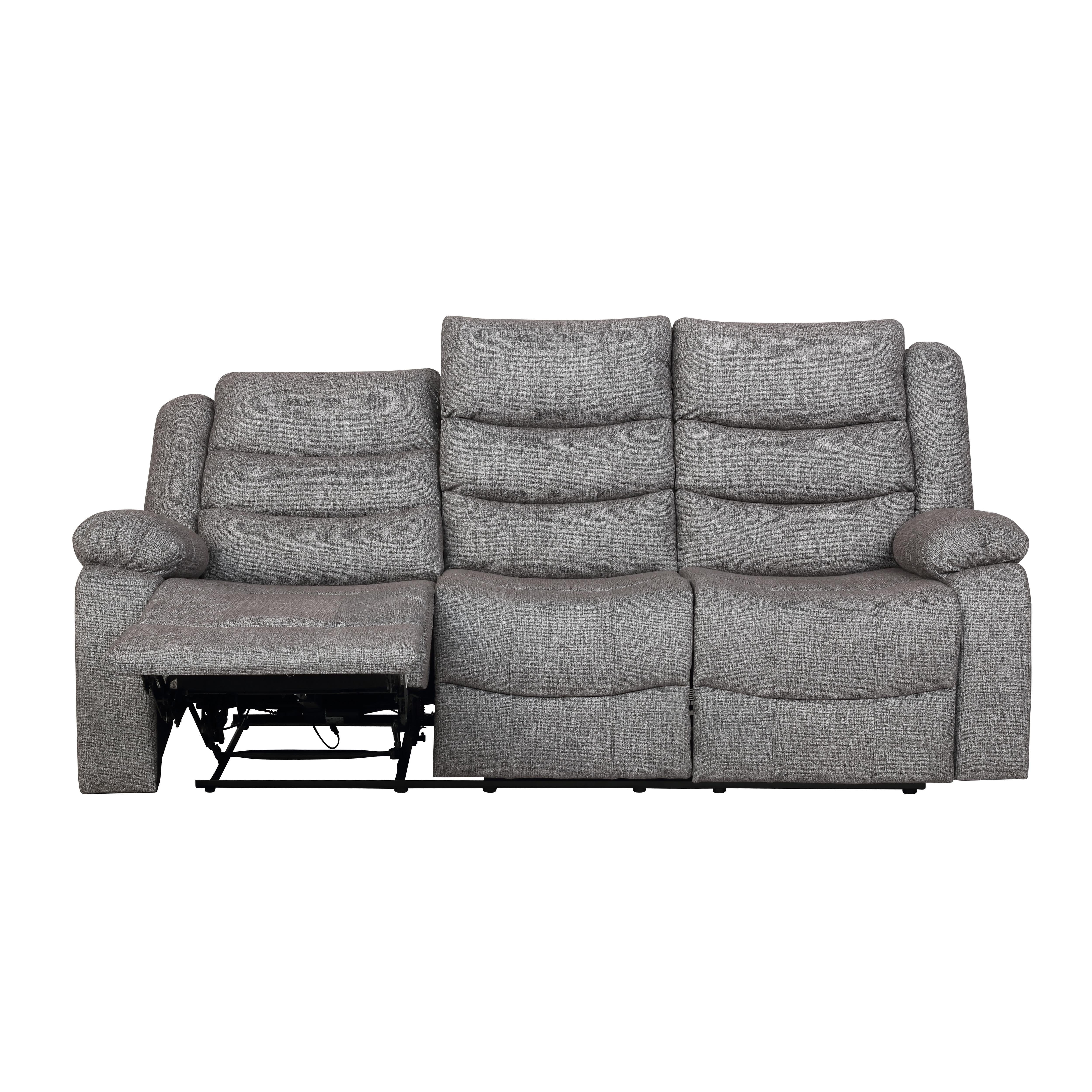 GRANADA DUAL RECLINER SOFA W/PWR FR-GRAY - Image 3