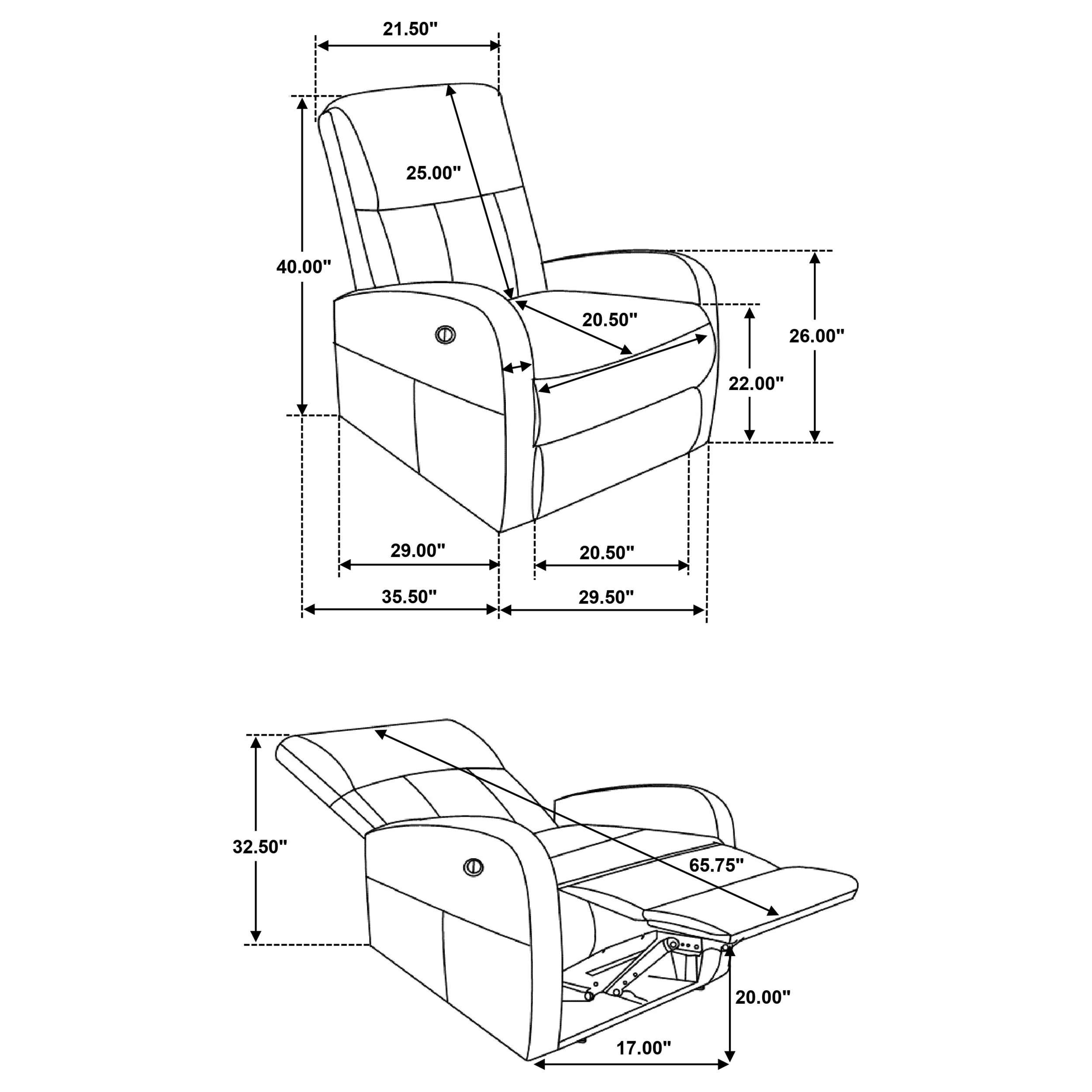 Grant Power Recliner - Image 22