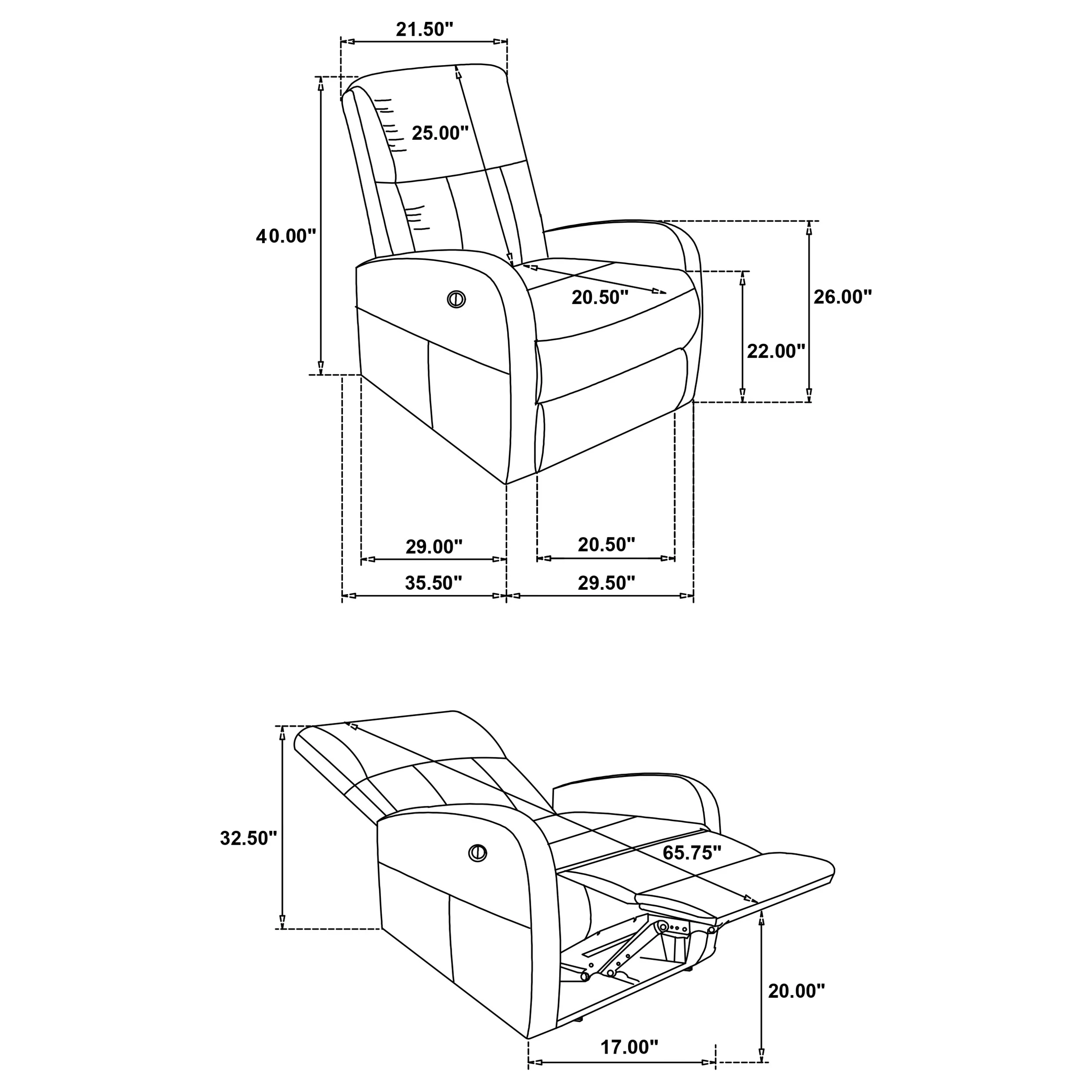 Grant Power Recliner - Image 44