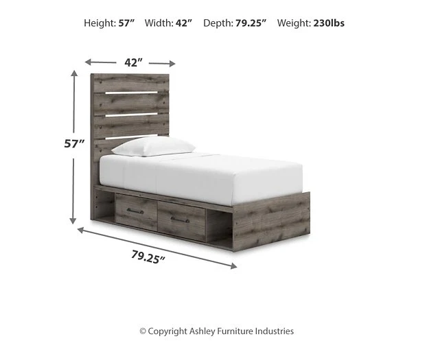 Graystorm Bed with Storage - Image 16