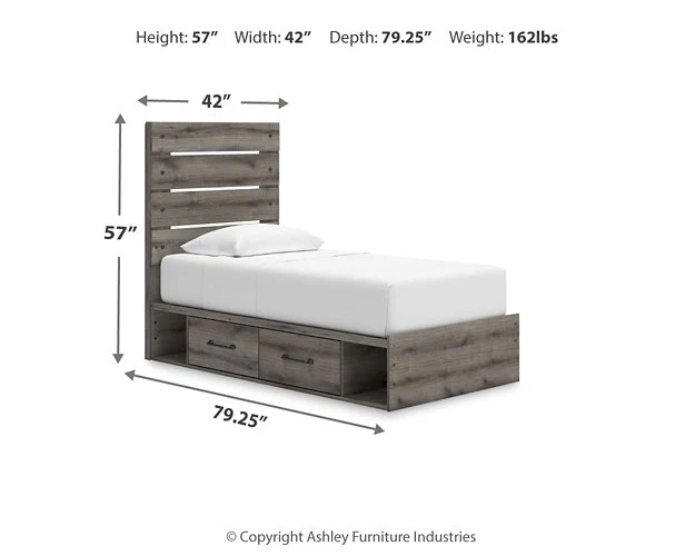 Graystorm Bed with Storage - Image 4