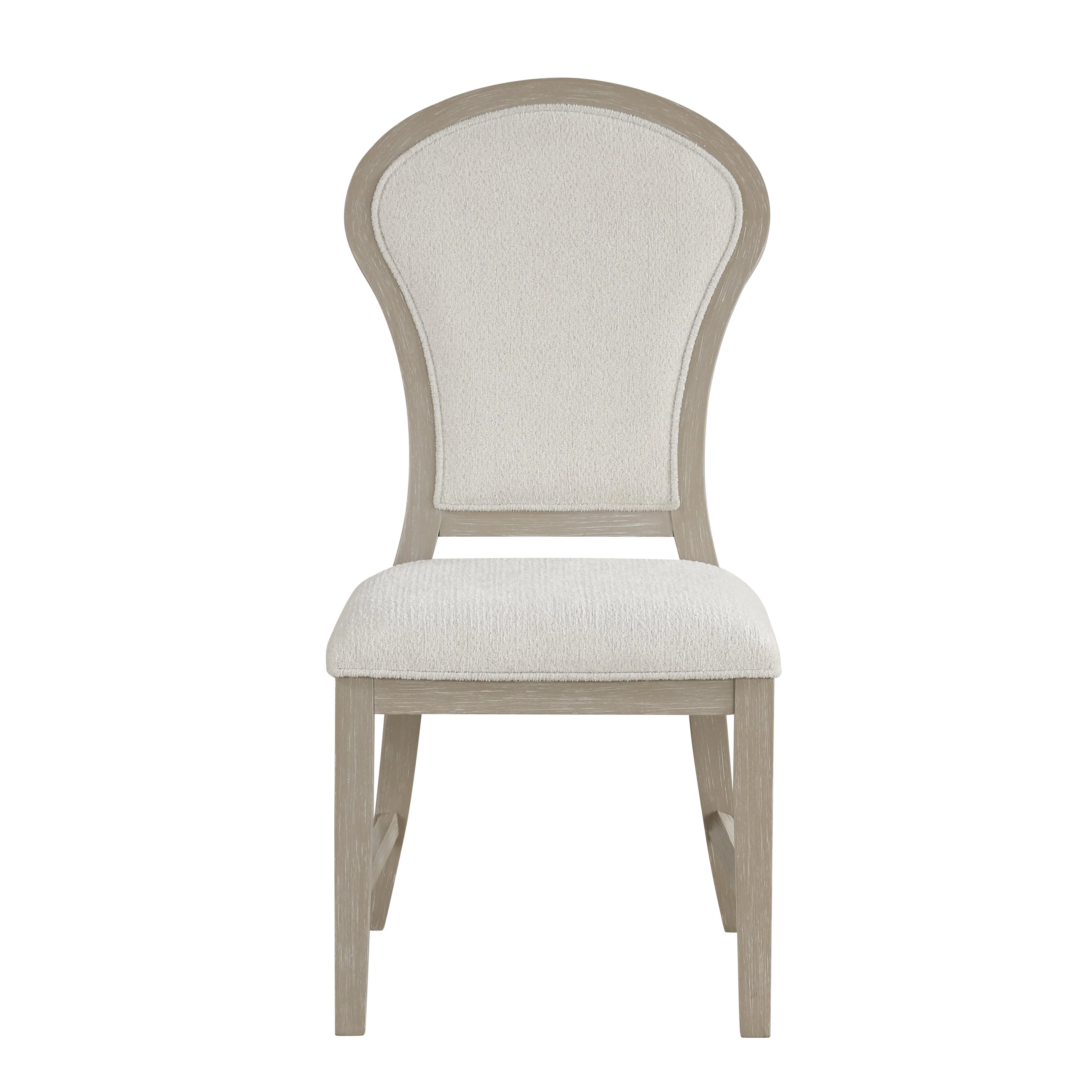 Gwendolyn Dining Side Chair (2 Per Carton)-Cerused Taupe - Image 2