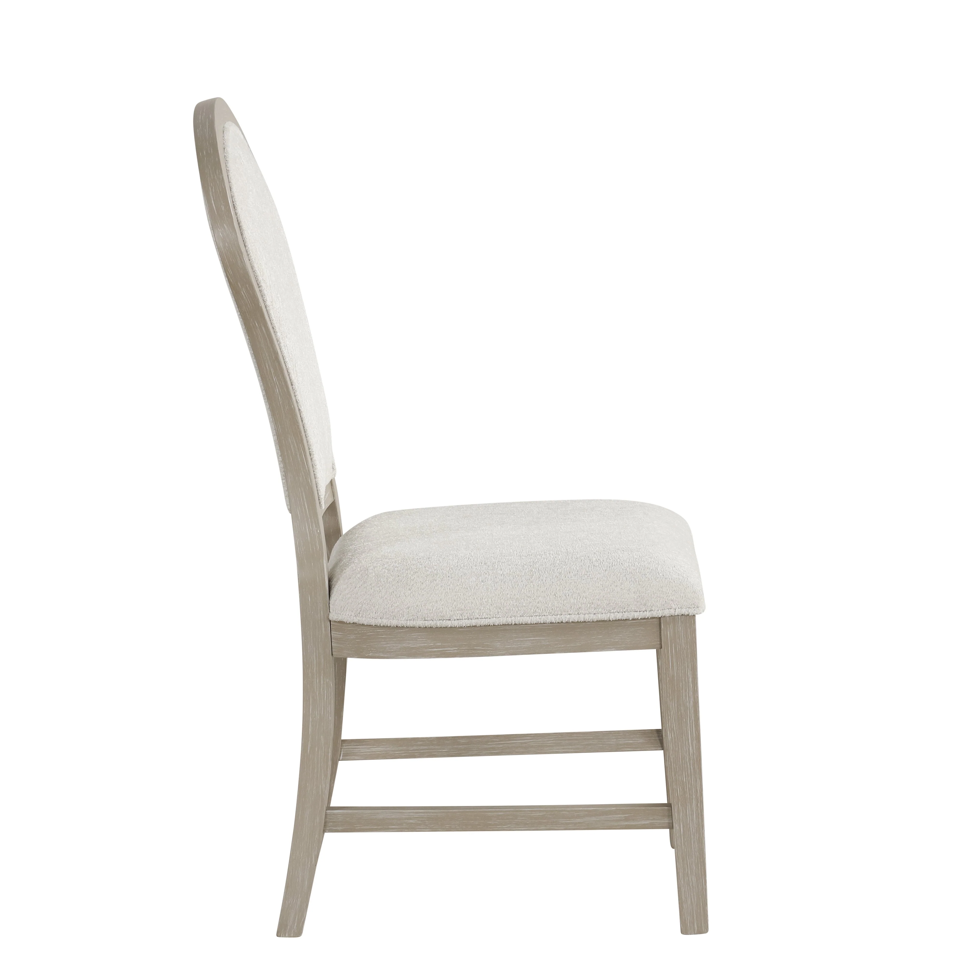 Gwendolyn Dining Side Chair (2 Per Carton)-Cerused Taupe - Image 3