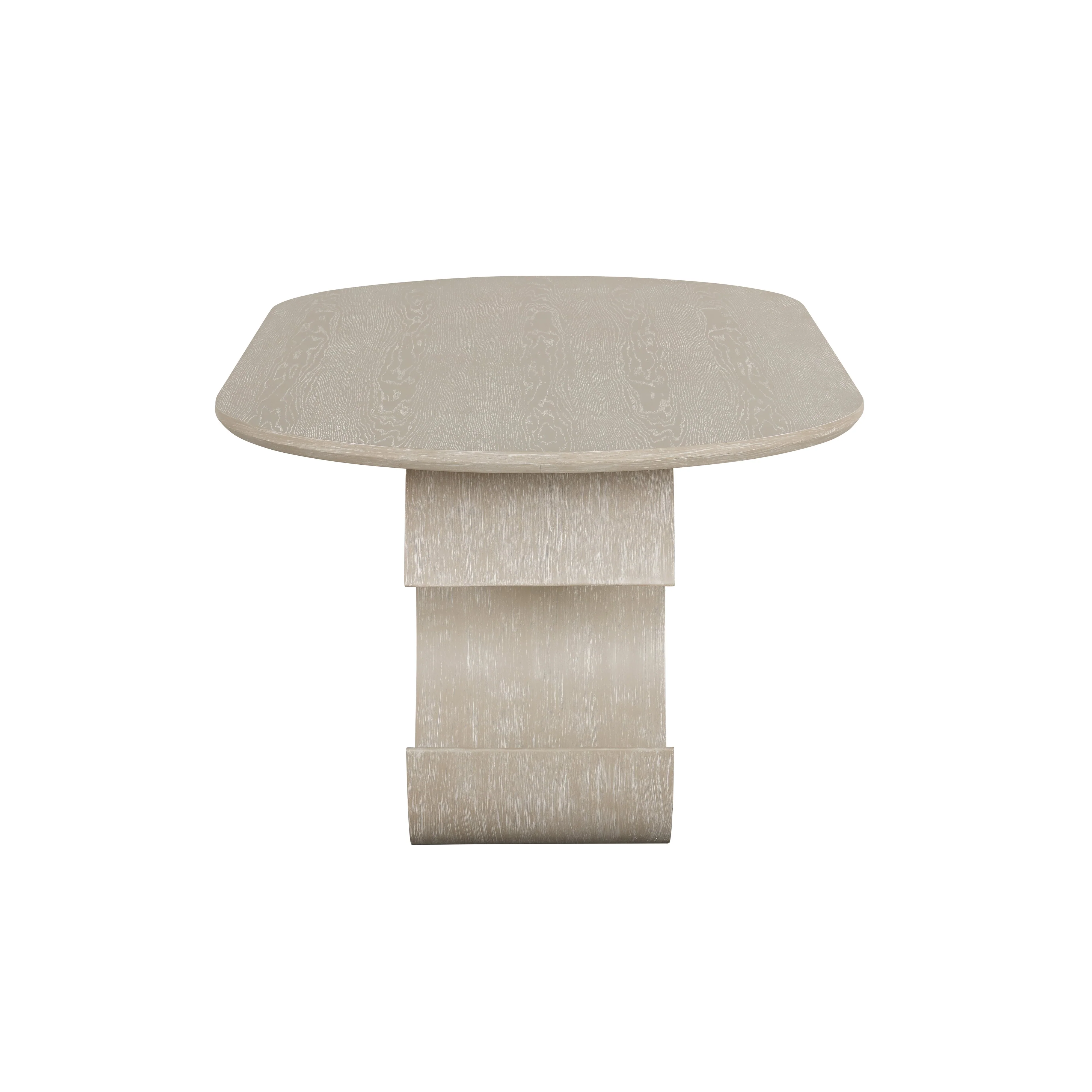 Gwendolyn Oval Dining Table Top-Cerused Taupe - Image 3