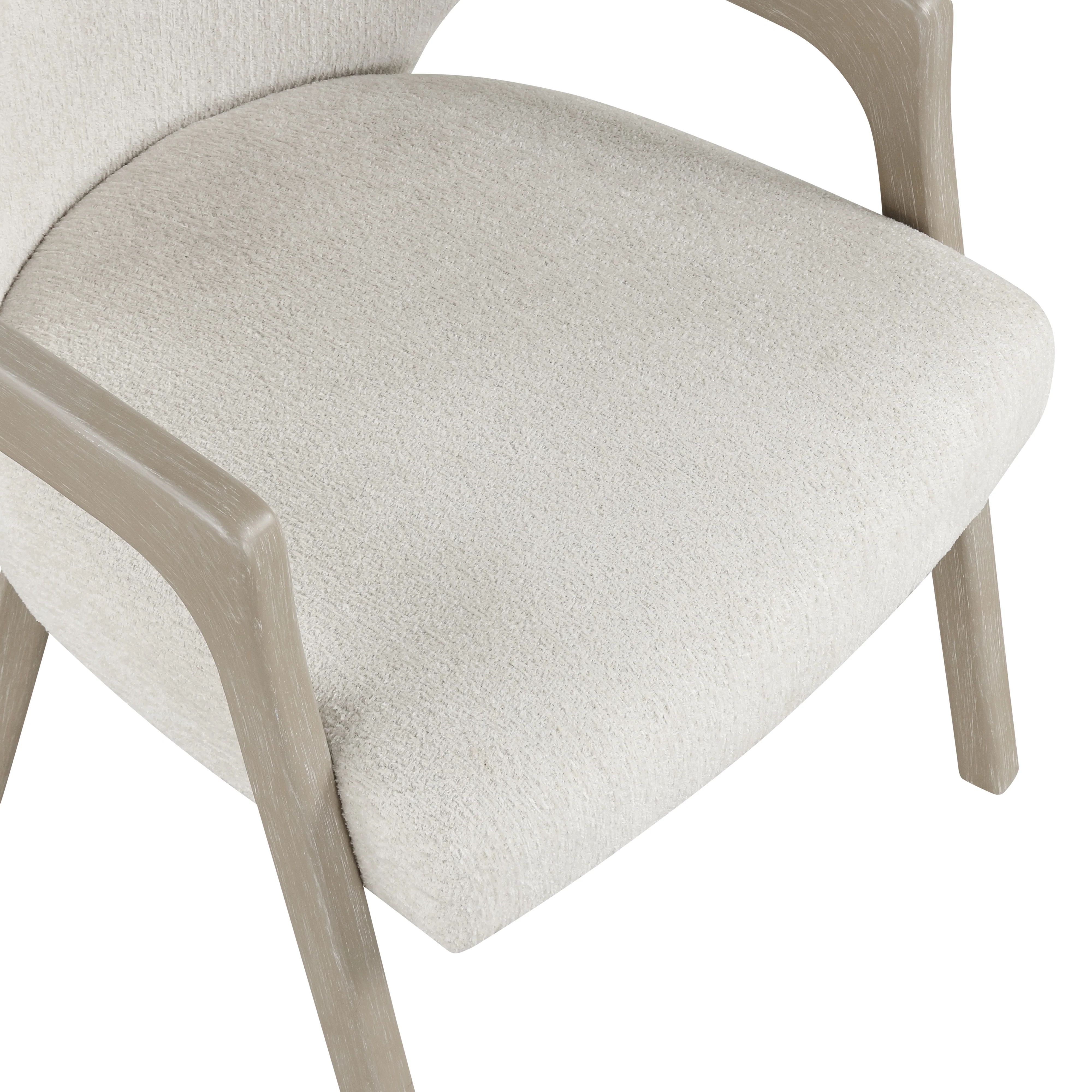 Gwendolyn Upholstered Arm Chair (2 Per Carton)-Cerused Taupe - Image 5