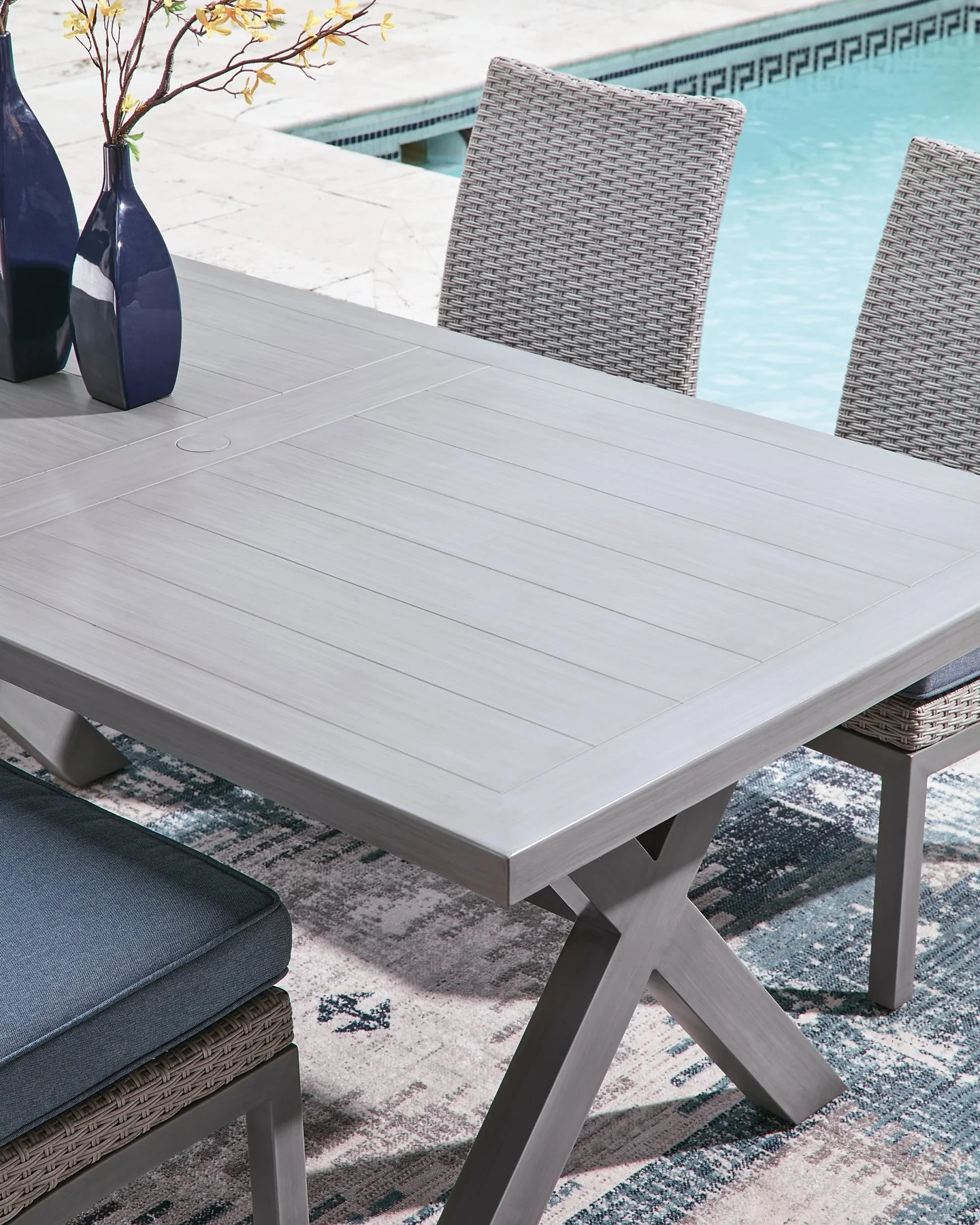 Half Moon Beach Outdoor Dining Table - Image 5