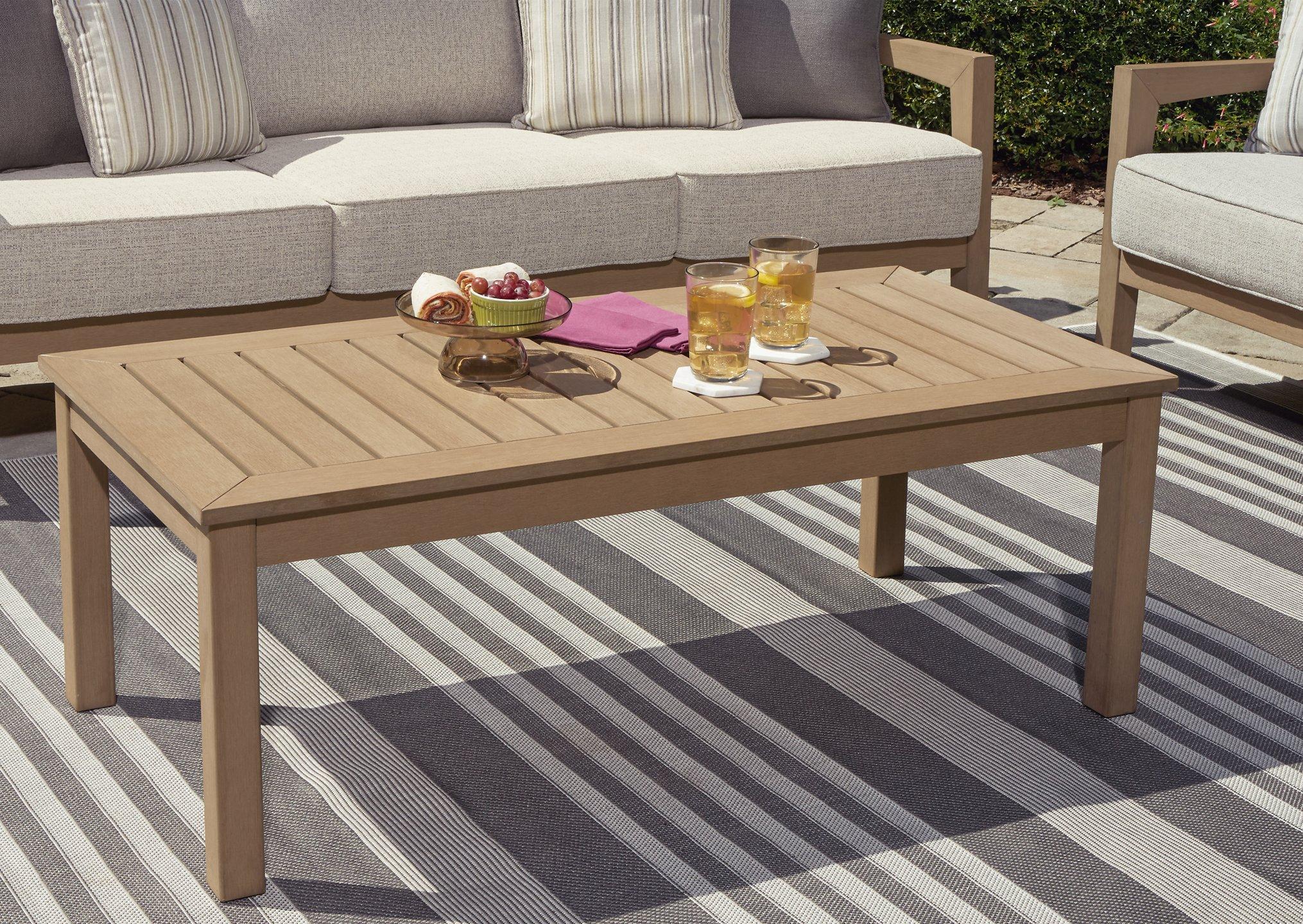 Hallow Creek Outdoor Coffee Table - Image 2