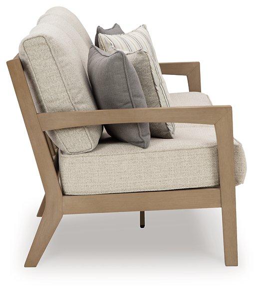 Hallow Creek Outdoor Sofa with Cushion - Image 4