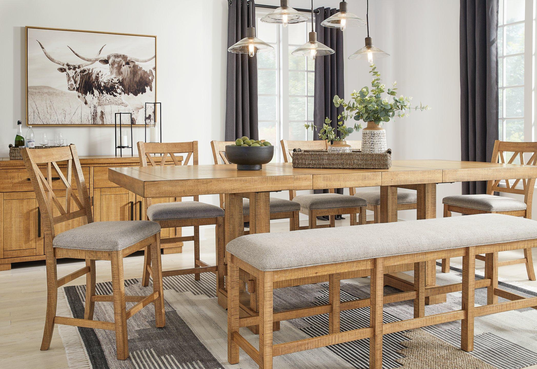 Havonplane 72" Counter Height Dining Bench - Image 9