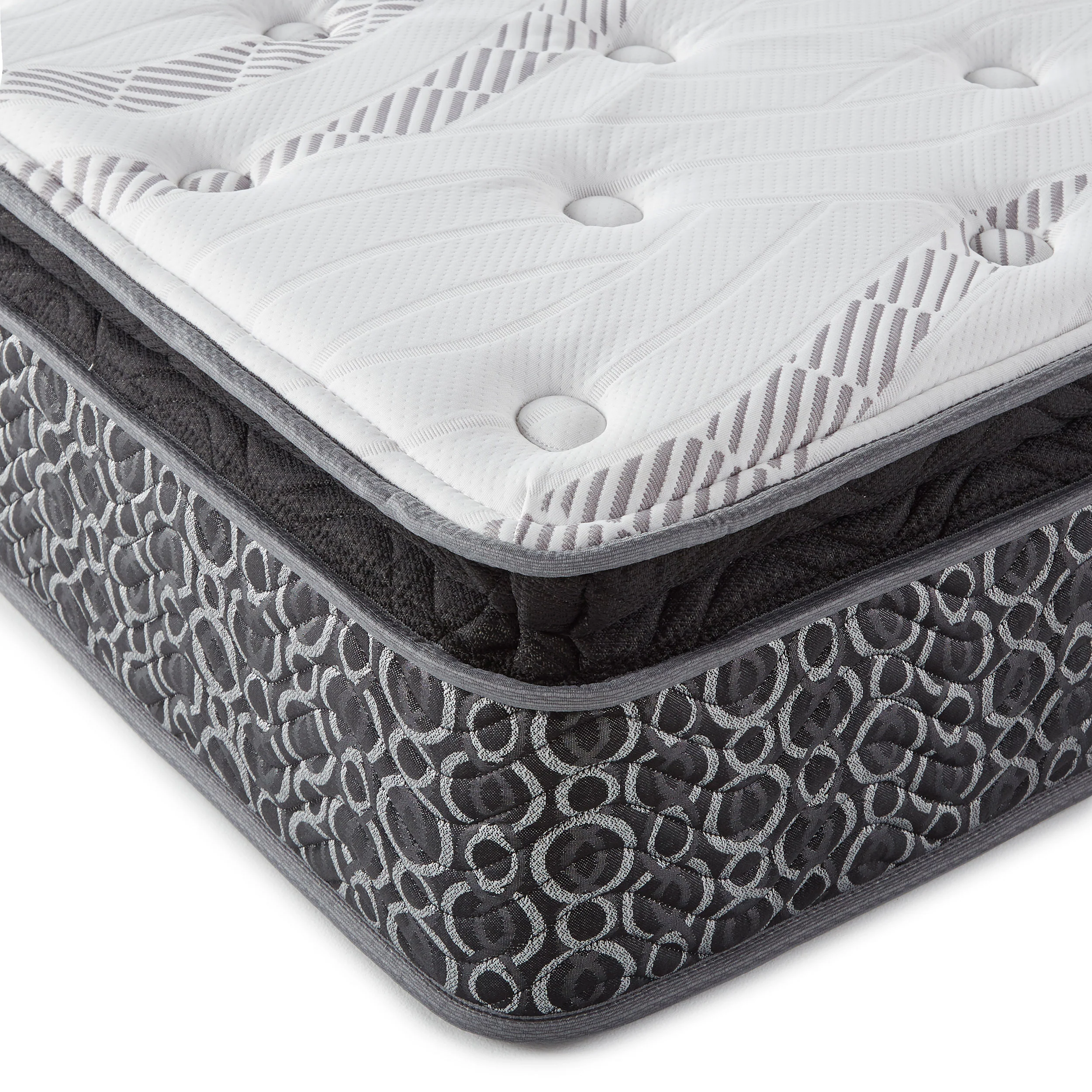 Hayes Medium Plush Pillow Top Hybrid Mattress - Image 5