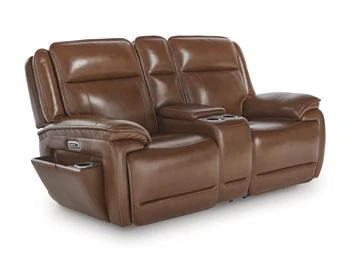Healy Pier Power Reclining Loveseat with Console - Image 3