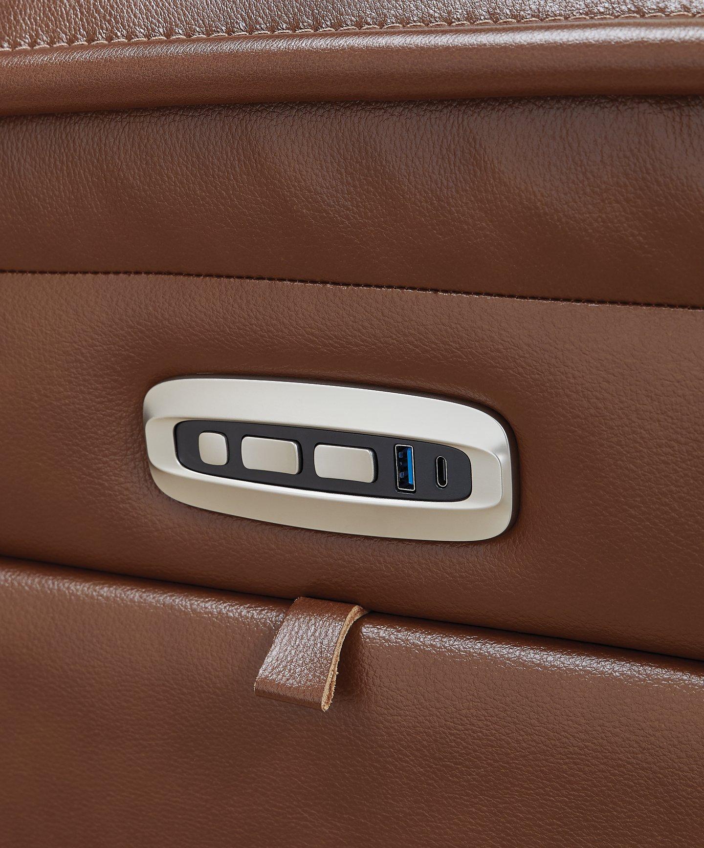 Healy Pier Power Reclining Loveseat with Console - Image 8