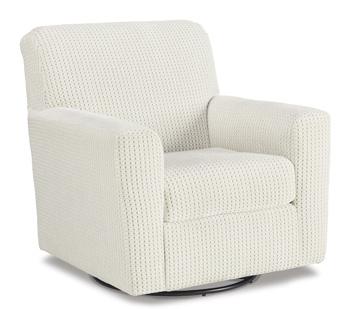Herstow Swivel Glider Accent Chair - Image 3