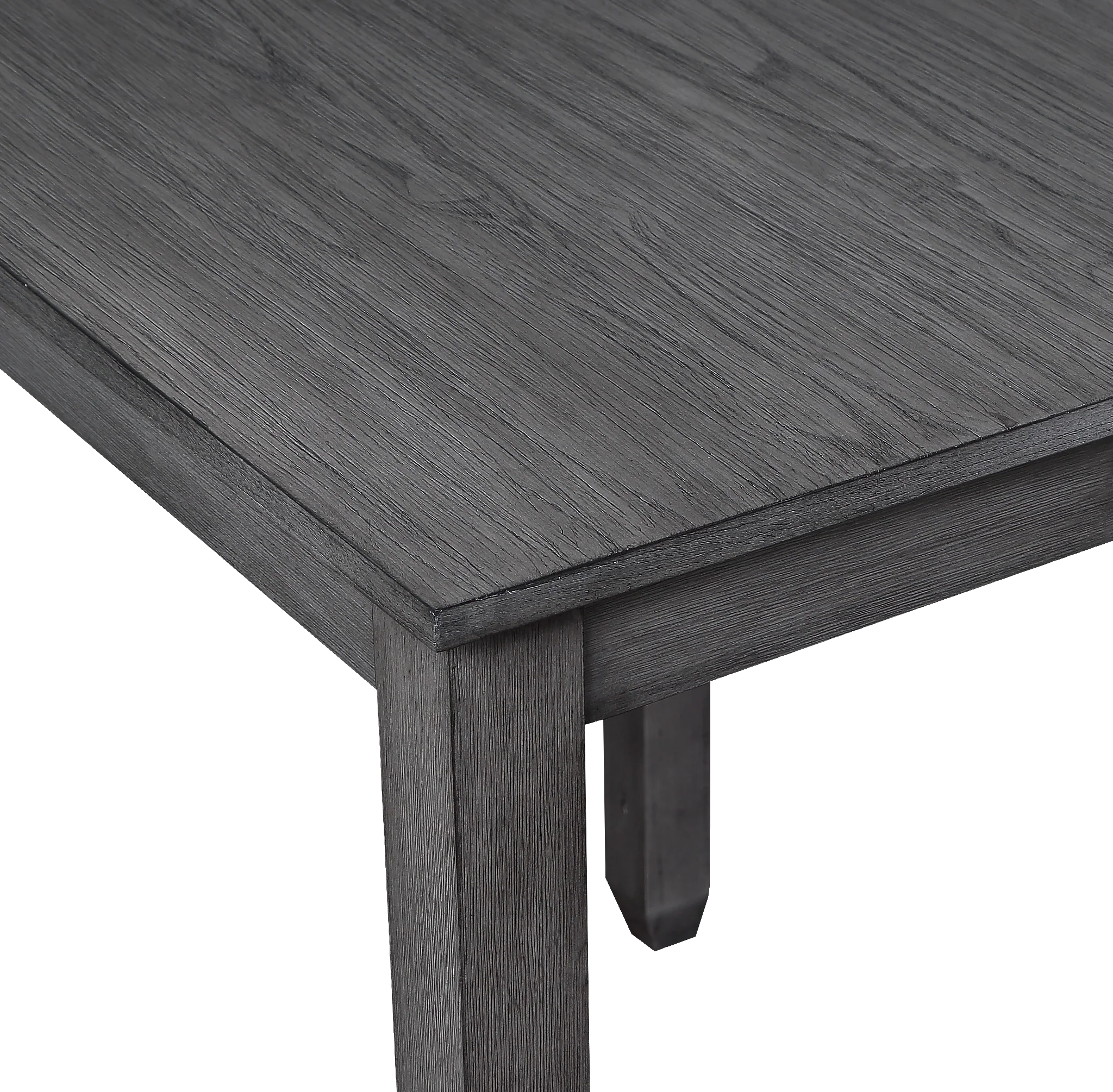 HESTON 36" STORAGE COUNTER TABLE SET W/2 CHAIRS-GRAY - Image 8