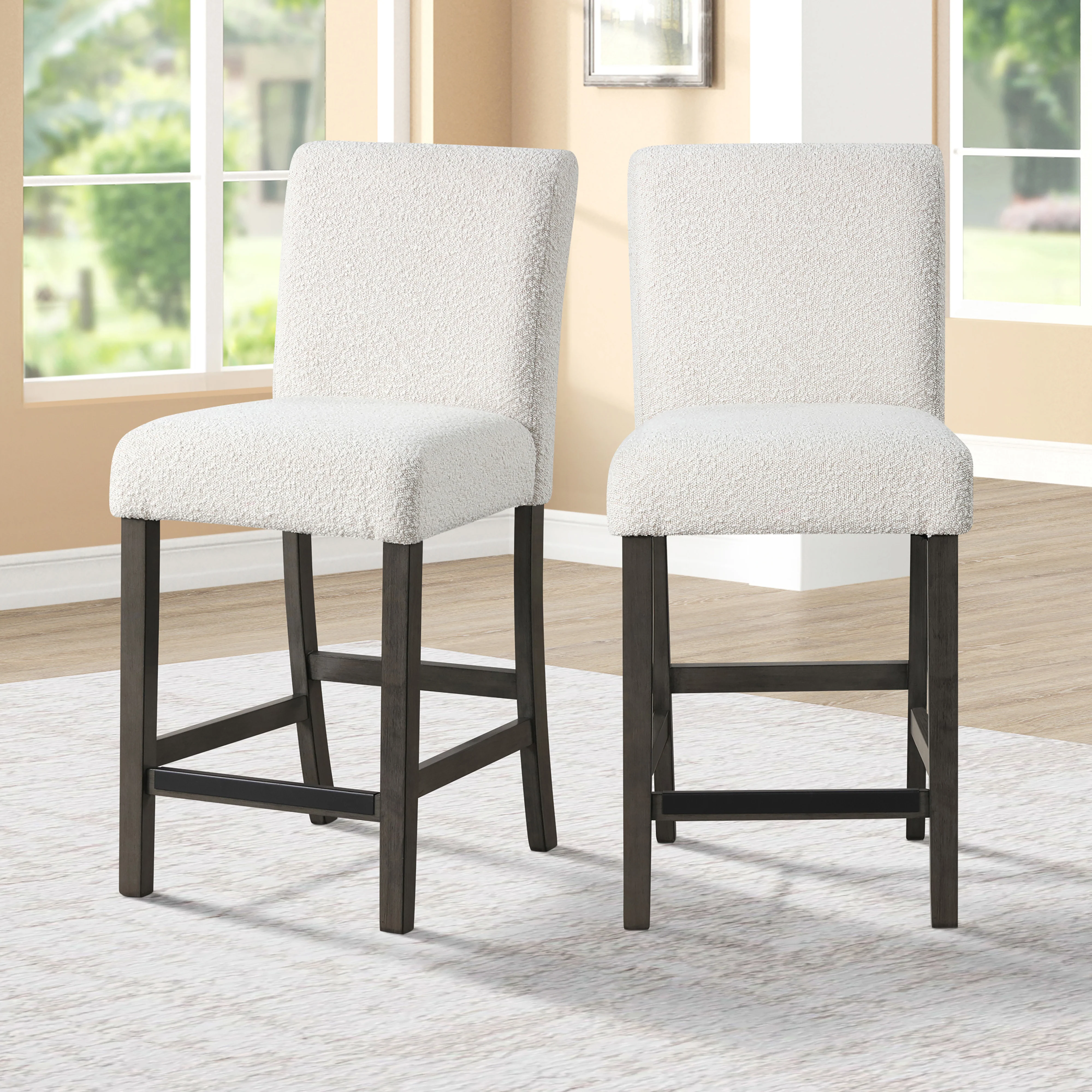 High Line Counter Chair (2 Per Carton)-White - Image 7
