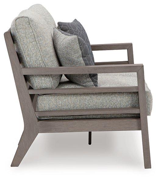 Hillside Barn Outdoor Loveseat with Cushion - Image 4