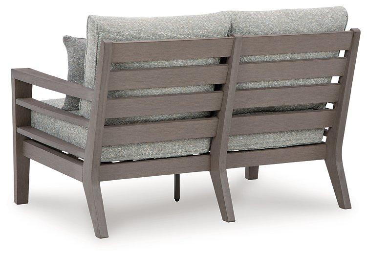 Hillside Barn Outdoor Loveseat with Cushion - Image 5