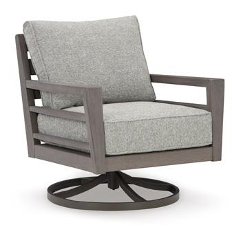 Hillside Barn Outdoor Swivel Lounge with Cushion - Image 3