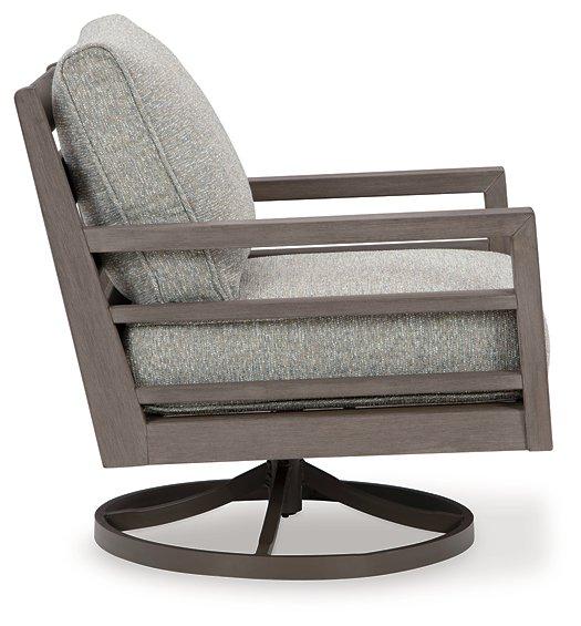 Hillside Barn Outdoor Swivel Lounge with Cushion - Image 4