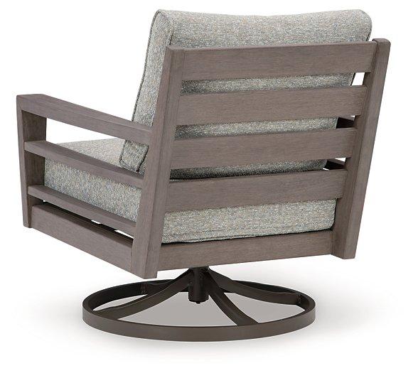 Hillside Barn Outdoor Swivel Lounge with Cushion - Image 5