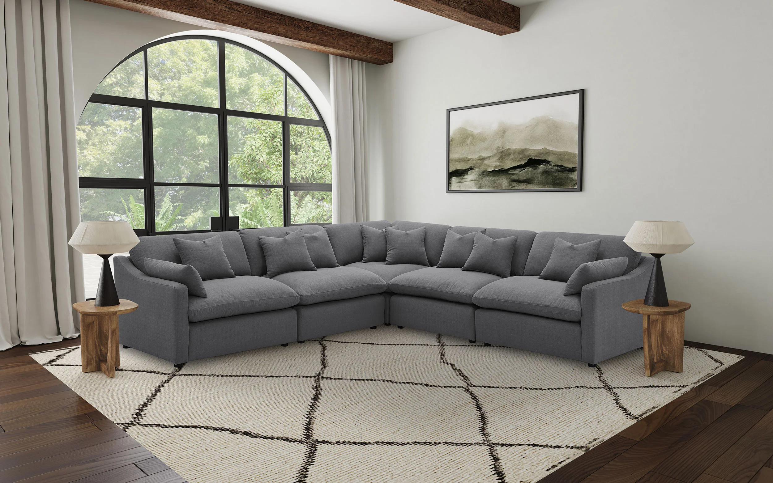 Hobson Armless Chair - Image 30