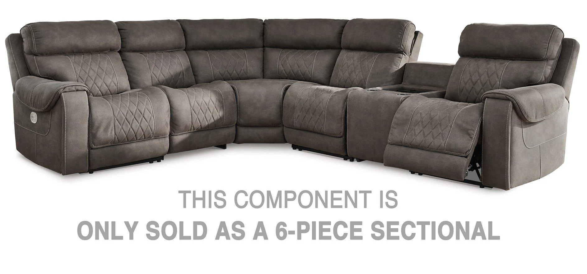 Hoopster 6-Piece Power Reclining Sectional - Image 4
