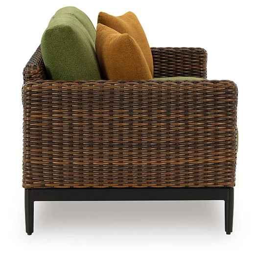 Horizon Hall Outdoor Loveseat with Cushion - Image 4